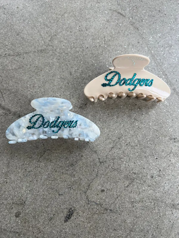 Dodgers Claw Clip made by Elvn Elvn