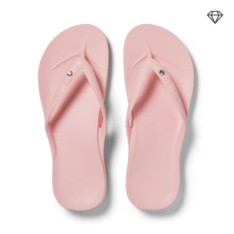 Arch Support Flip Flops - Classic - Crystal Pink sold by Archies