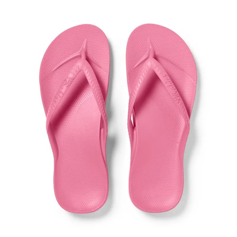 Arch Support Flip Flops - Classic - Hot Pink sold by Archies