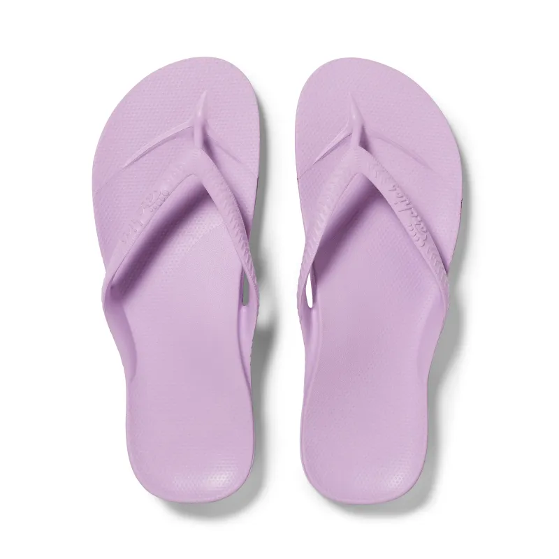 Arch Support Flip Flops - Classic - Lilac sold by Archies