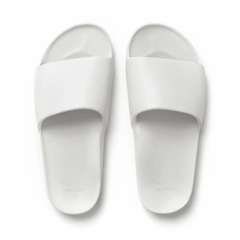 Arch Support Slides - Classic - White sold by Archies