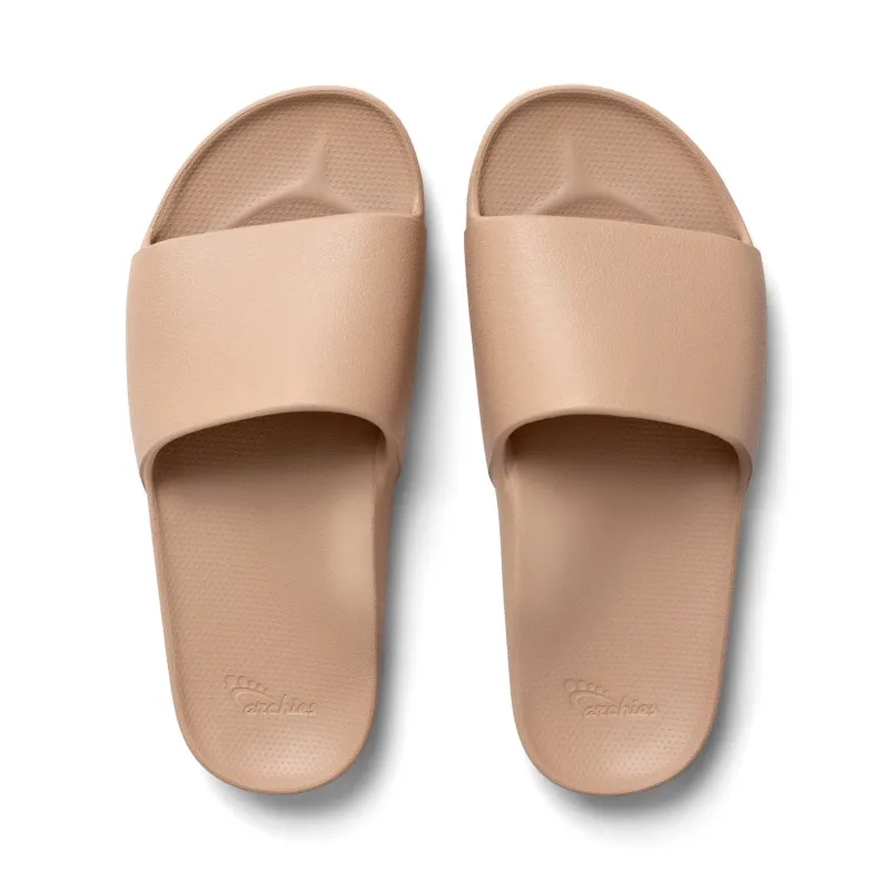 Arch Support Slides - Classic - Tan sold by Archies
