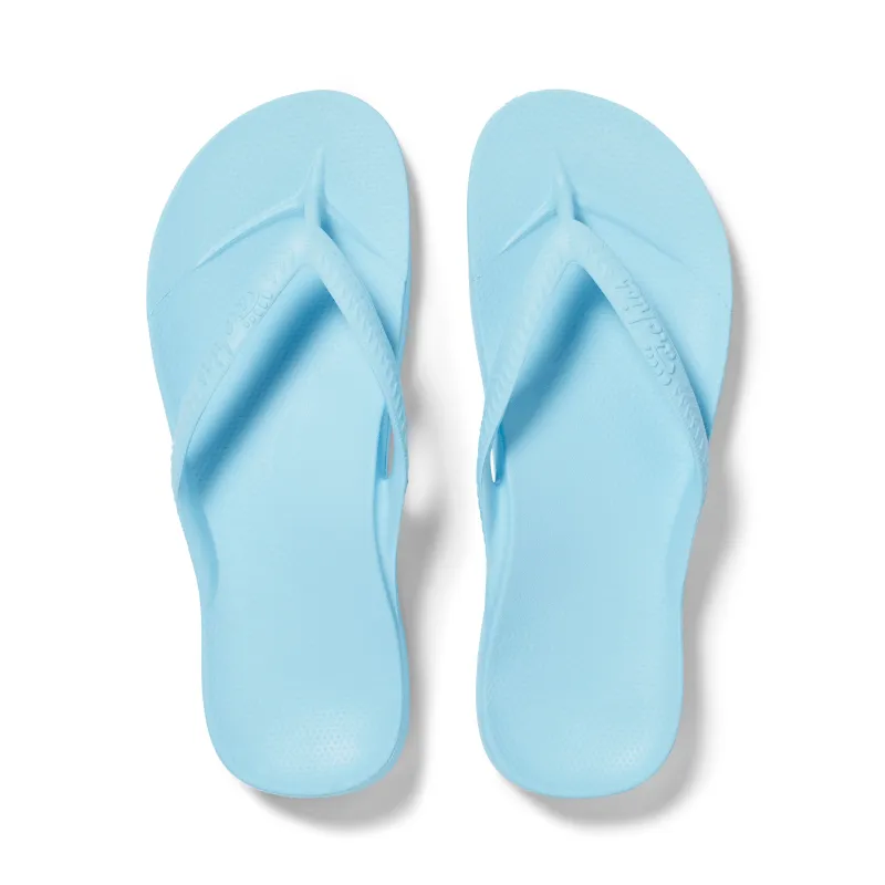 Arch Support Flip Flops - Classic - Sky Blue sold by Archies