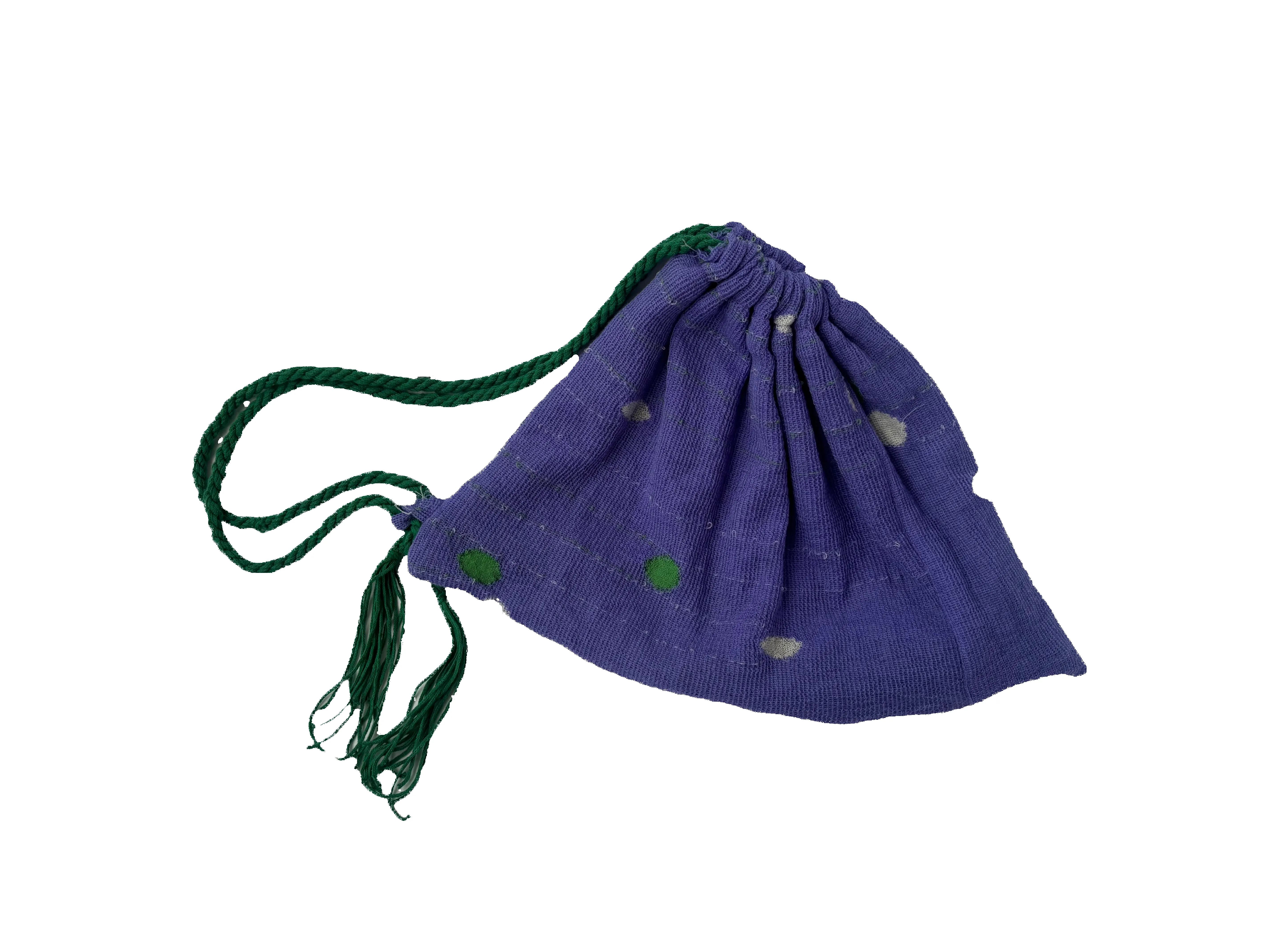 LILAC/WHITE/GREEN POLKA DOT BAG sold by Talia Byre
