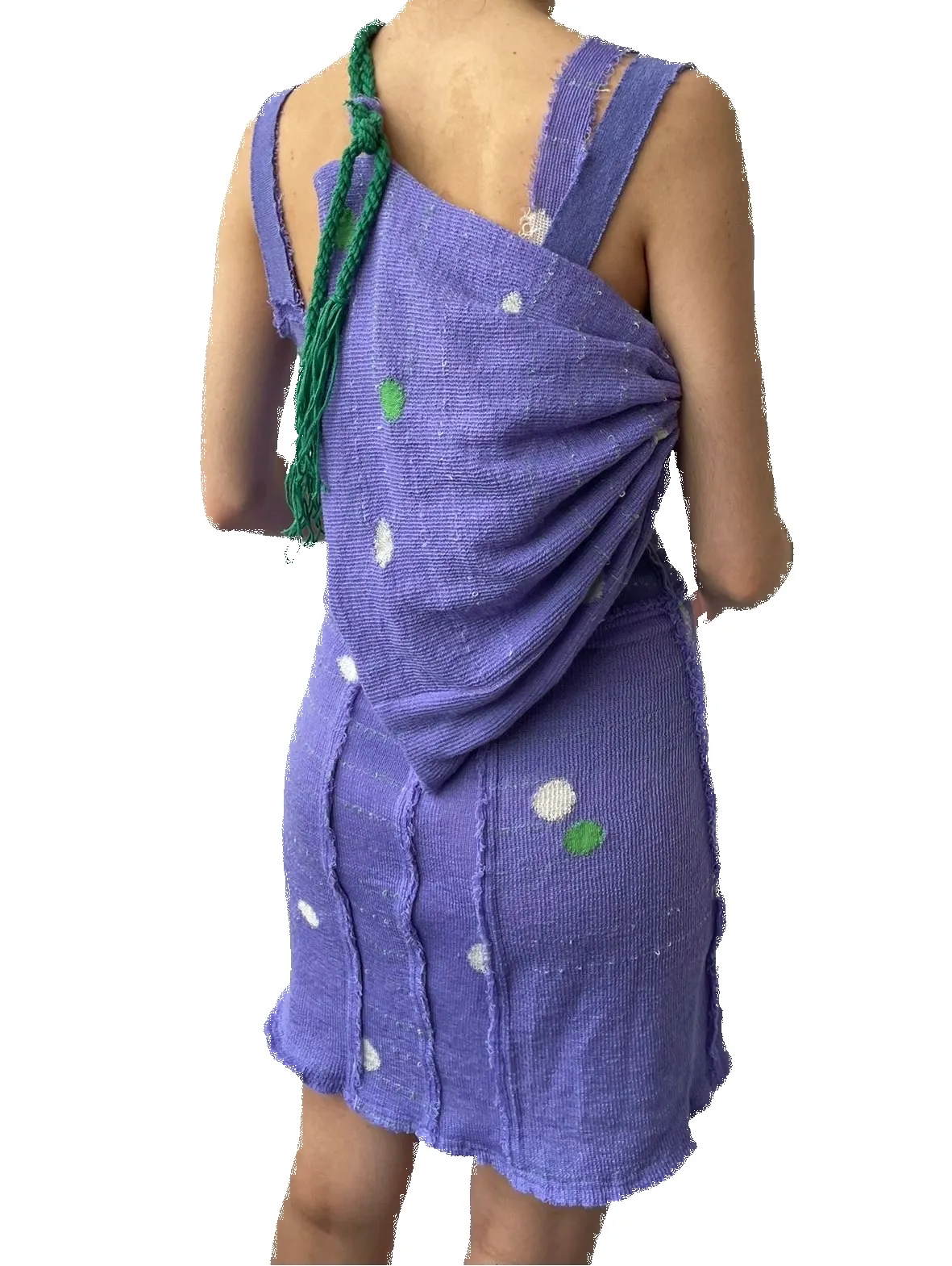 LILAC/WHITE/GREEN POLKA DOT BAG sold by Talia Byre product image thumbnail 3