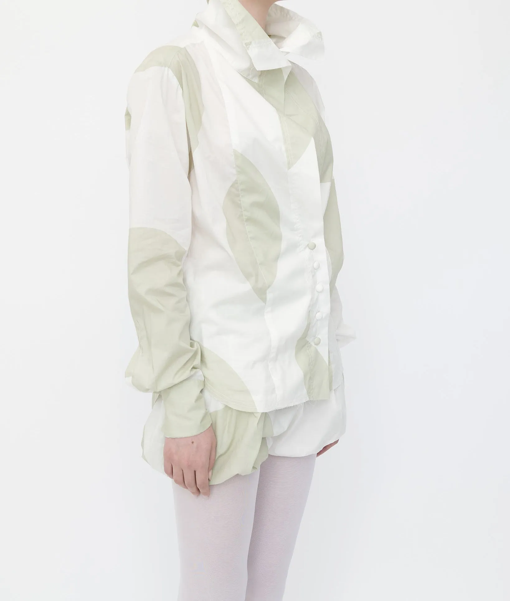 Cream Polka Open Heart Shirt sold by Talia Byre product image thumbnail 2