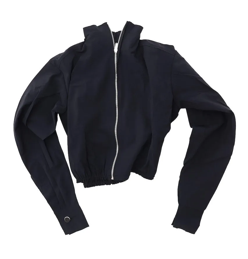 Black Bomber Jacket sold by Talia Byre product image thumbnail 4
