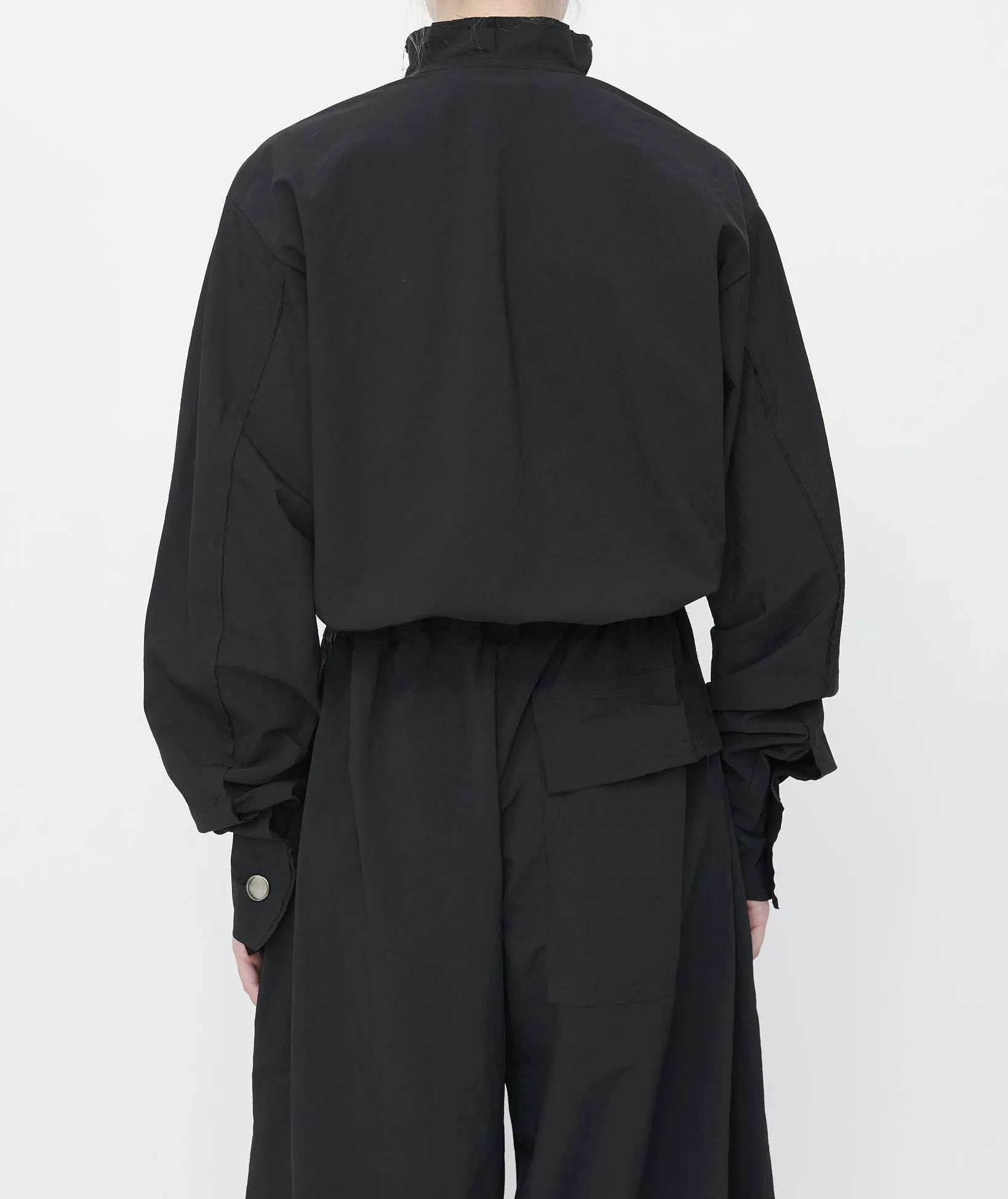 Black Bomber Jacket sold by Talia Byre product image thumbnail 3