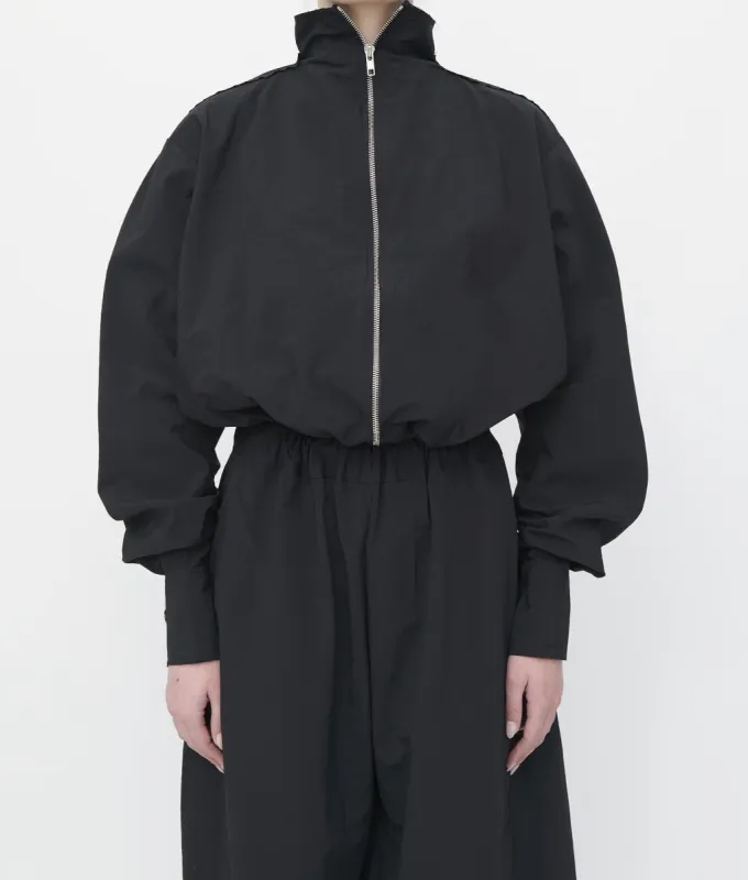 Black Bomber Jacket sold by Talia Byre