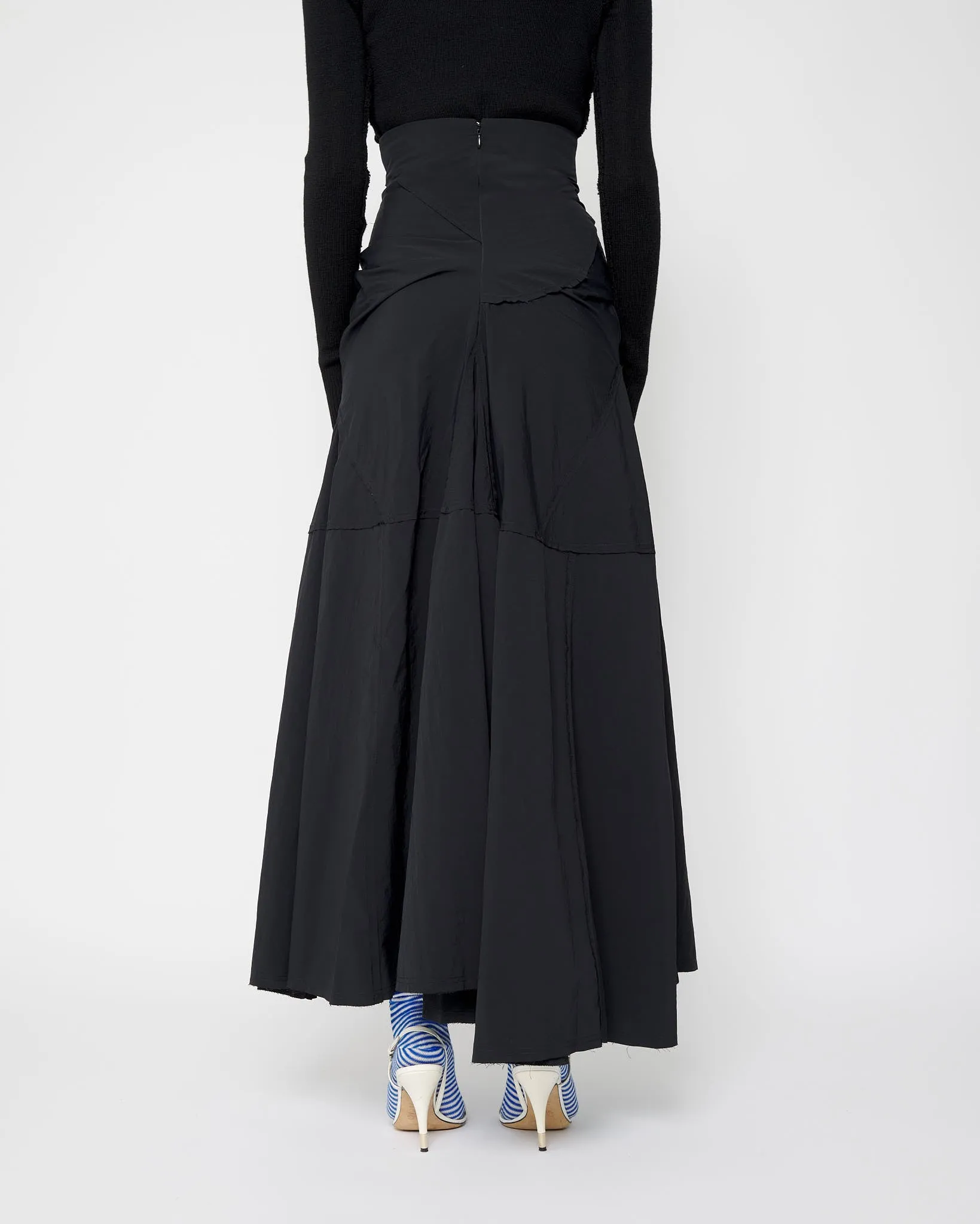 Black Full Flame Skirt - Nylon sold by Talia Byre product image thumbnail 4