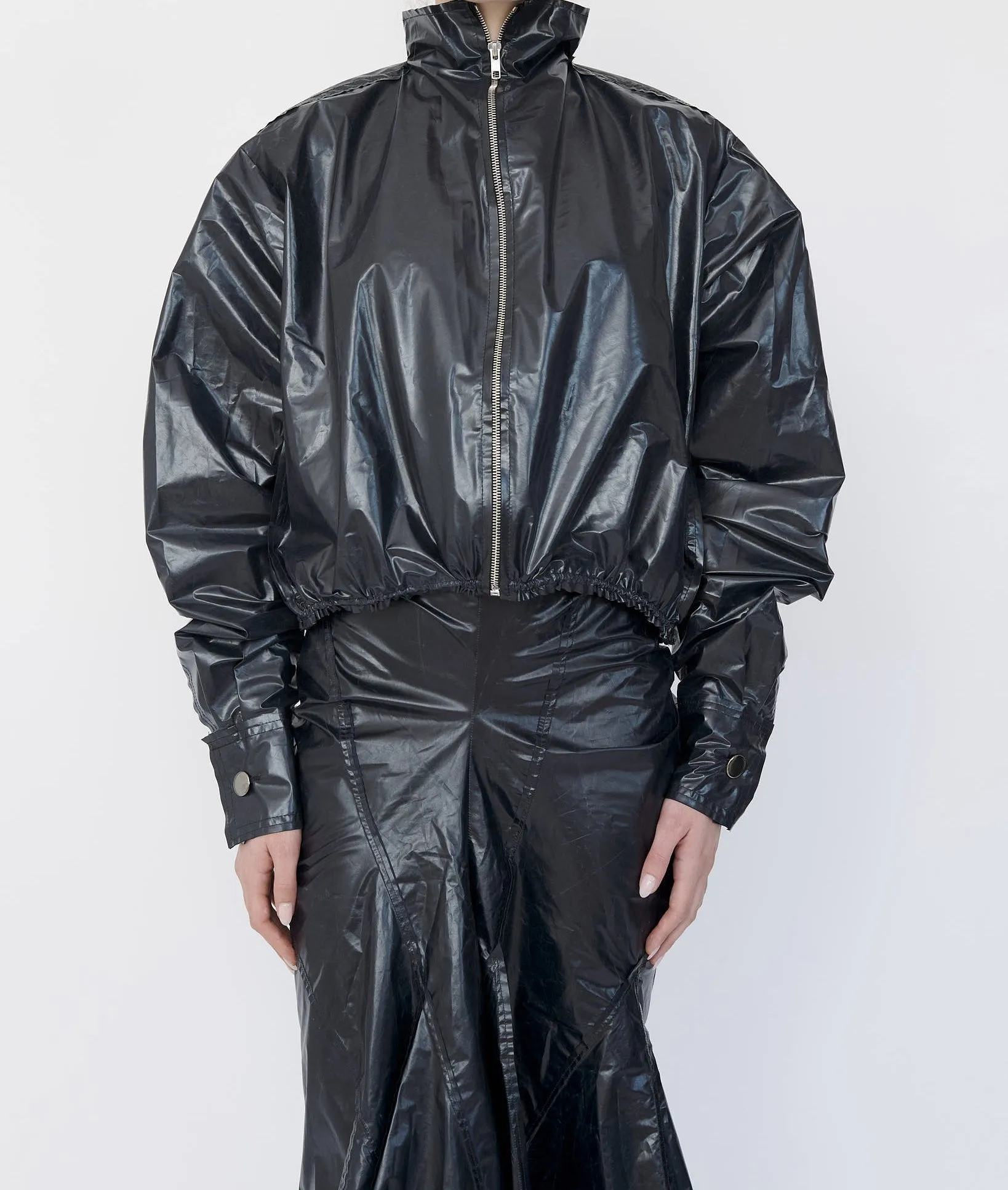 Navy Bomber Jacket sold by Talia Byre product image thumbnail 2