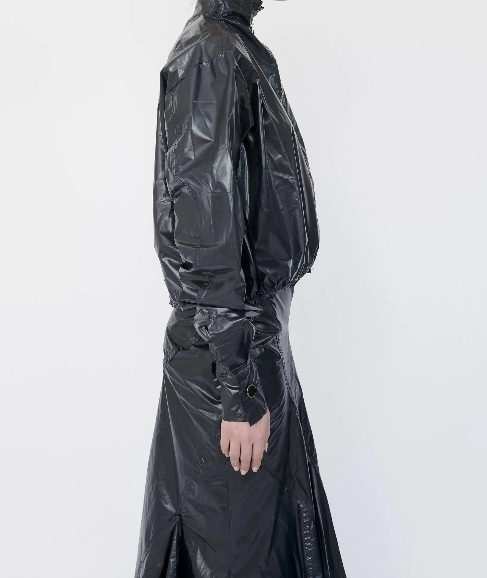 Navy Bomber Jacket sold by Talia Byre product image thumbnail 3