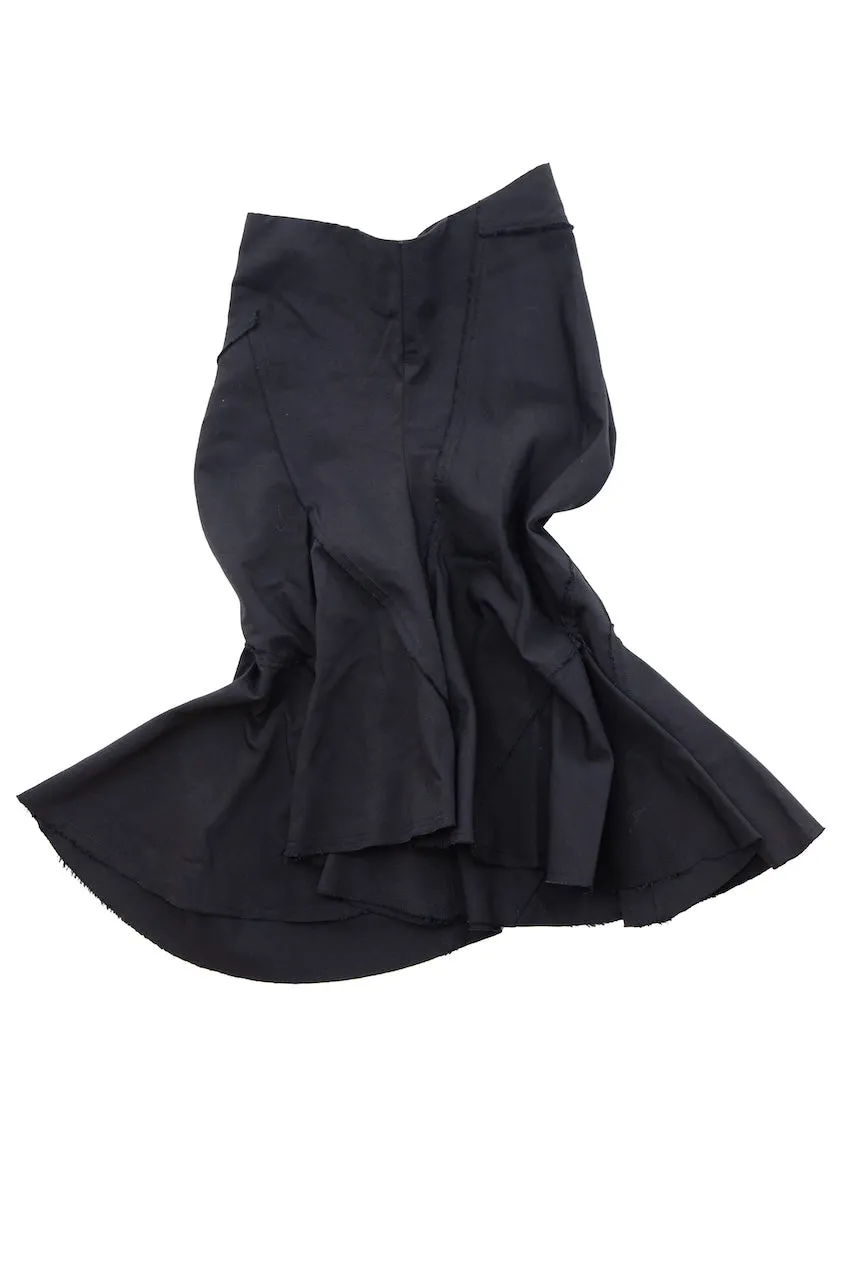 Black Mini Flame Skirt - Canvas sold by Talia Byre product image thumbnail 4