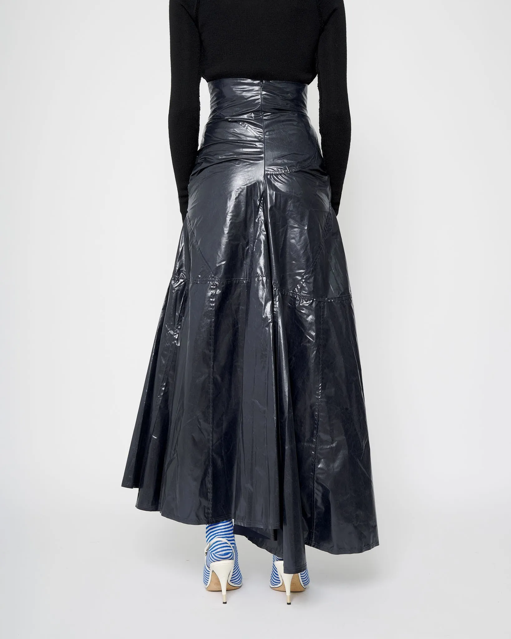 Navy Full Flame Skirt sold by Talia Byre product image thumbnail 3