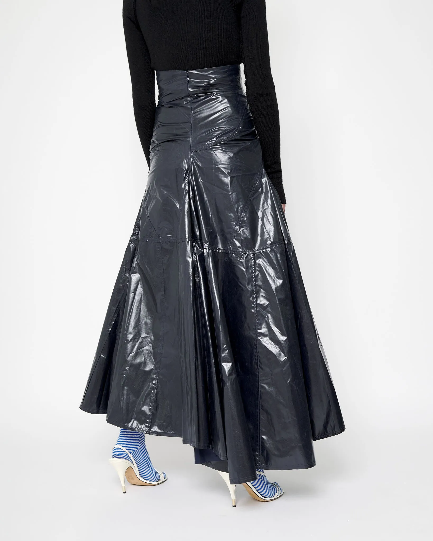 Navy Full Flame Skirt sold by Talia Byre product image thumbnail 4
