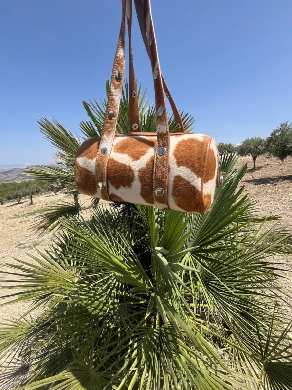 Giraffe Mini Bolter Bag made by Talia Byre
