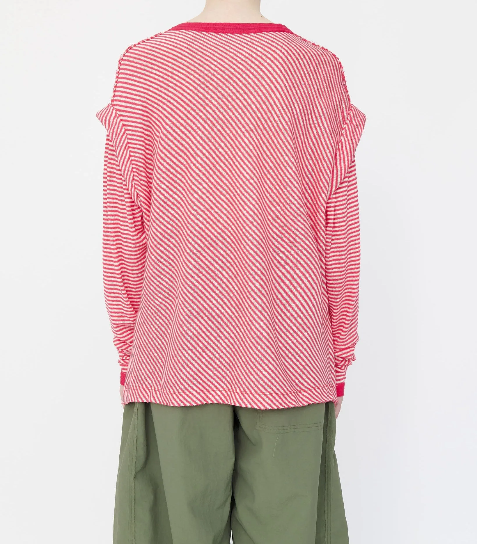 Pink Crew Neck Long Sleeve Top sold by Talia Byre product image thumbnail 3
