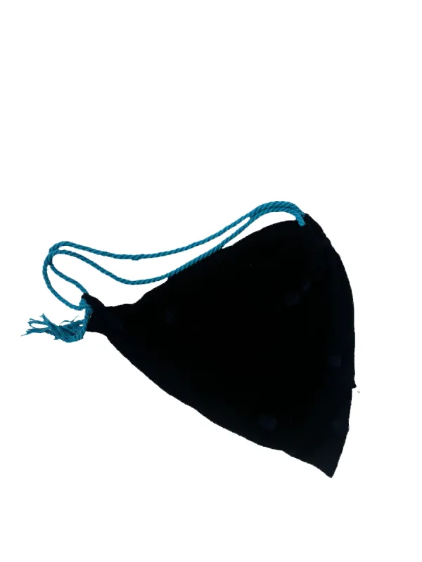 Black/NAVY POLKA DOT BAG made by Talia Byre