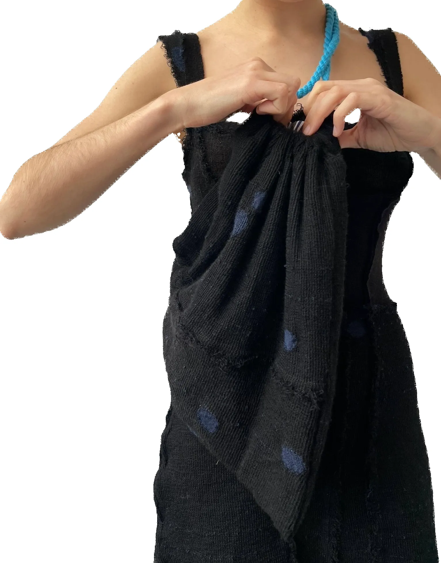 Black/NAVY POLKA DOT BAG sold by Talia Byre product image thumbnail 4
