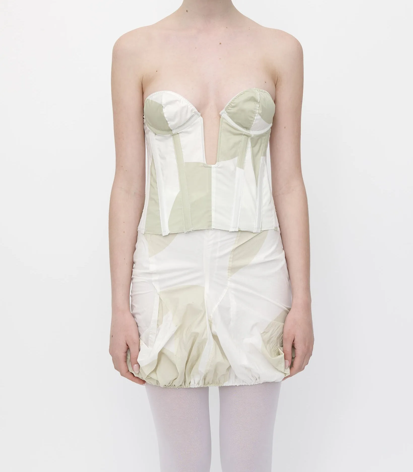 Cream Polka Corset sold by Talia Byre