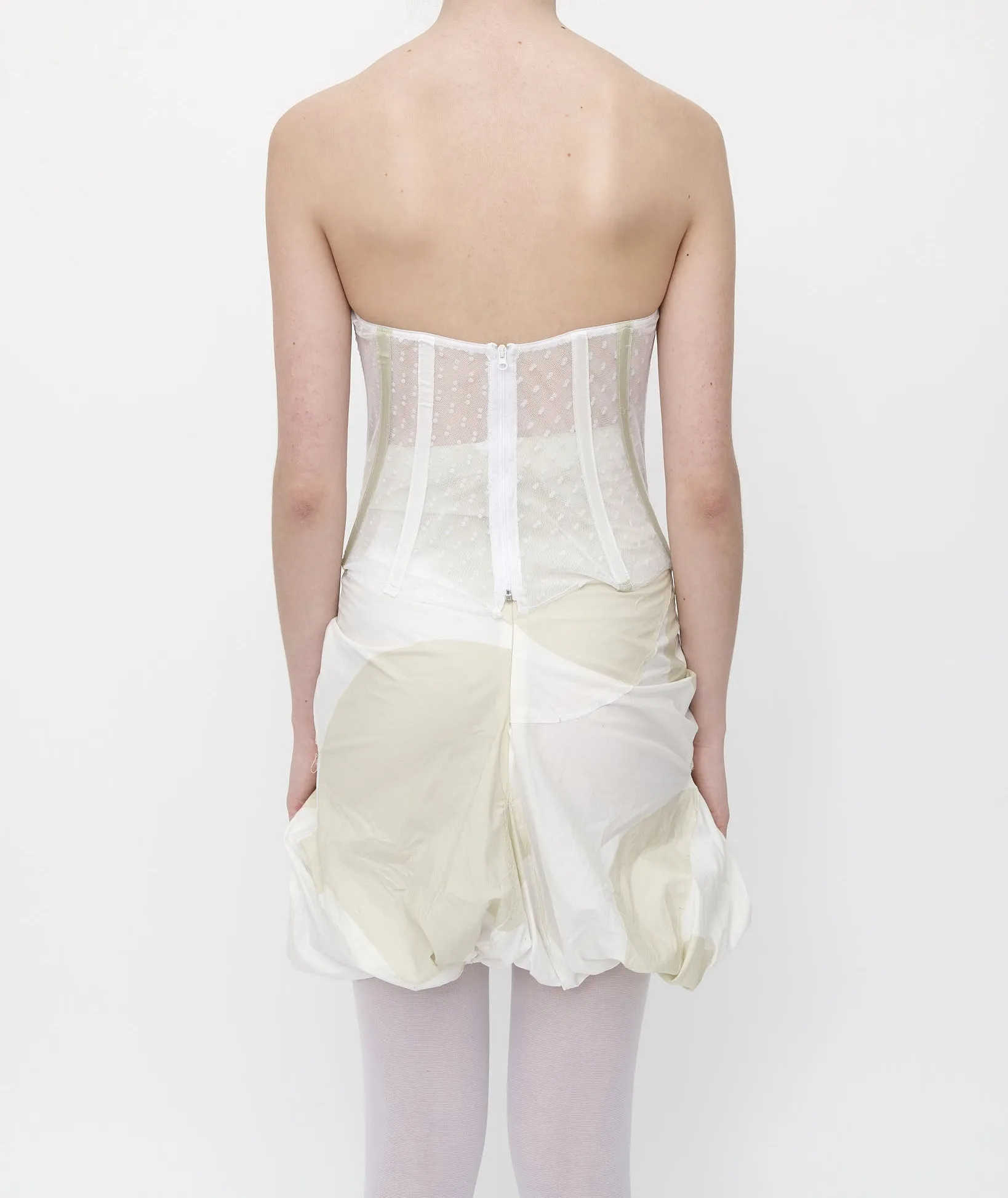 Cream Polka Corset sold by Talia Byre product image thumbnail 3