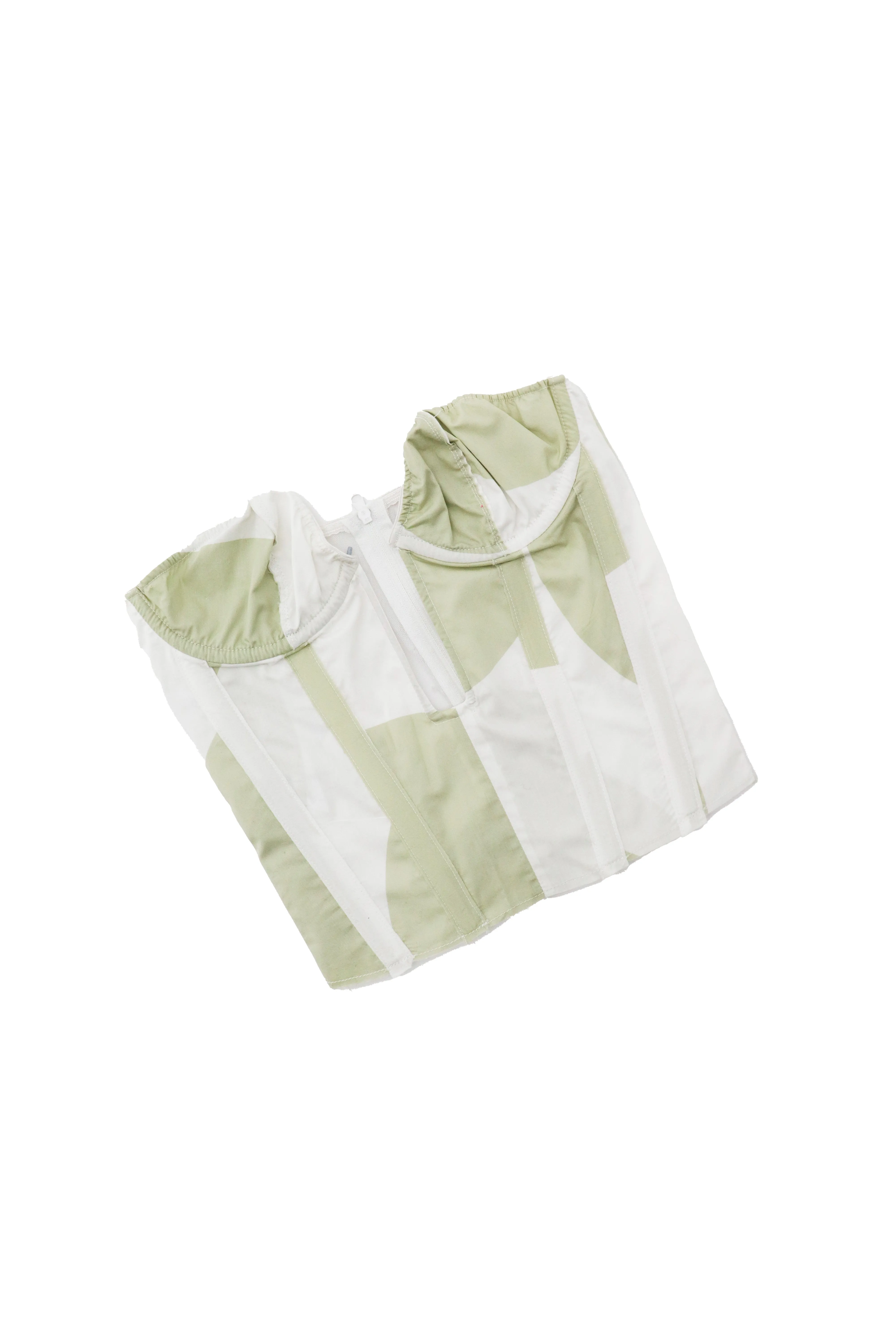 Cream Polka Corset sold by Talia Byre product image thumbnail 4