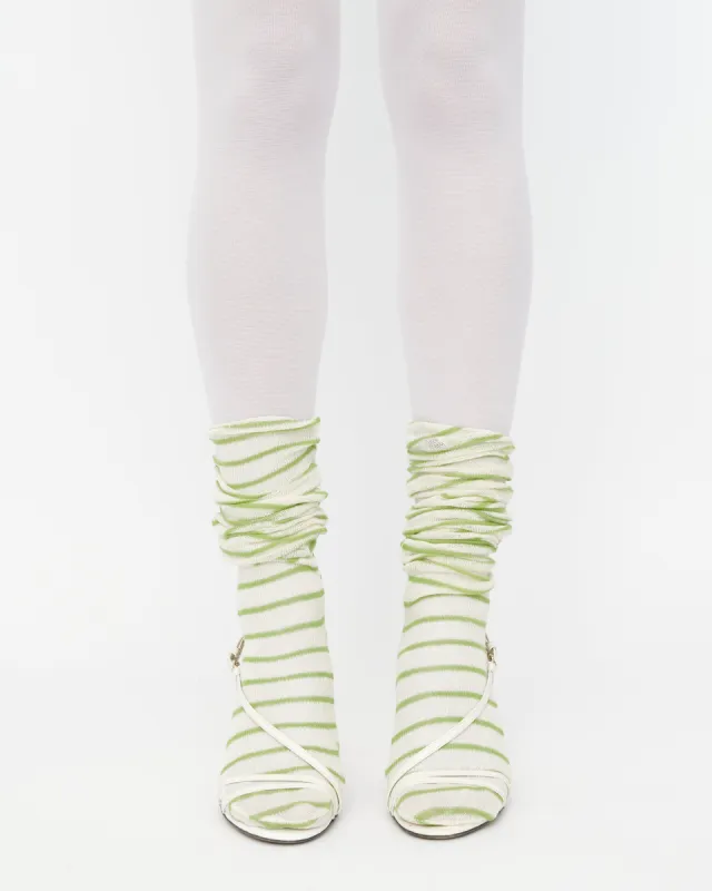 Green Socks made by Talia Byre