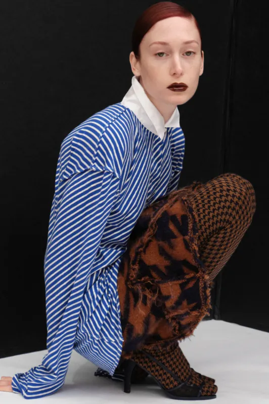 Blue Stripe Rugby Shirt sold by Talia Byre