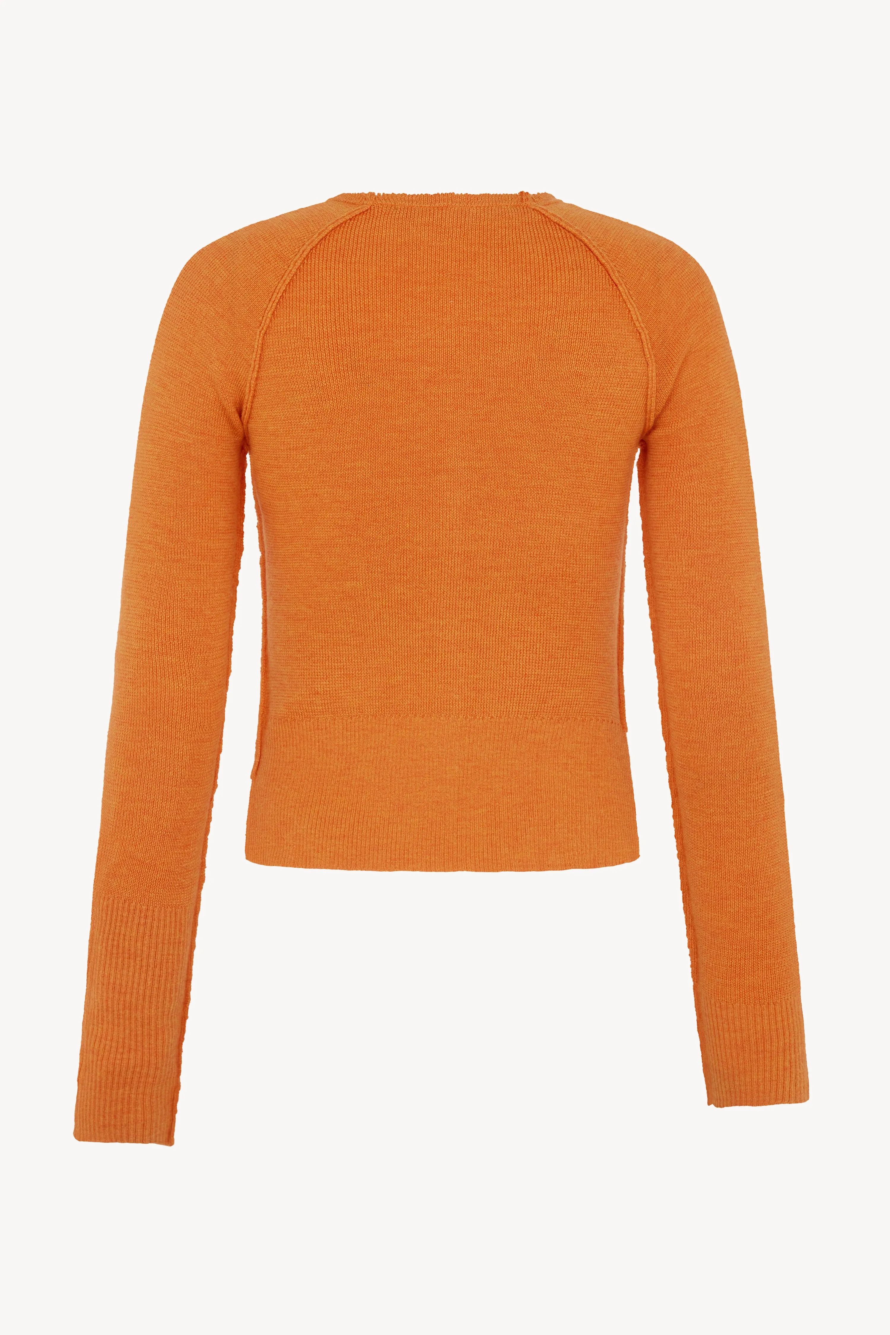 AW23 Orange Knit Classic Cardigan sold by Talia Byre product image thumbnail 2