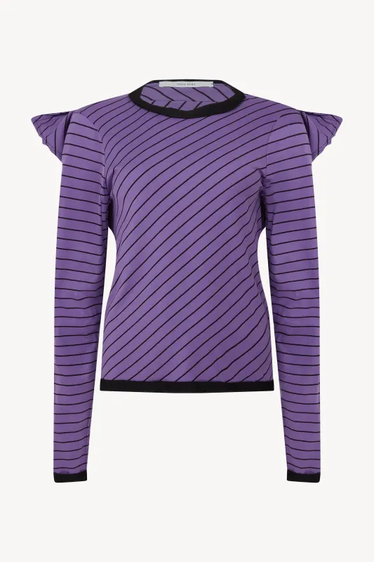 Purple Stripe Square Back Top sold by Talia Byre