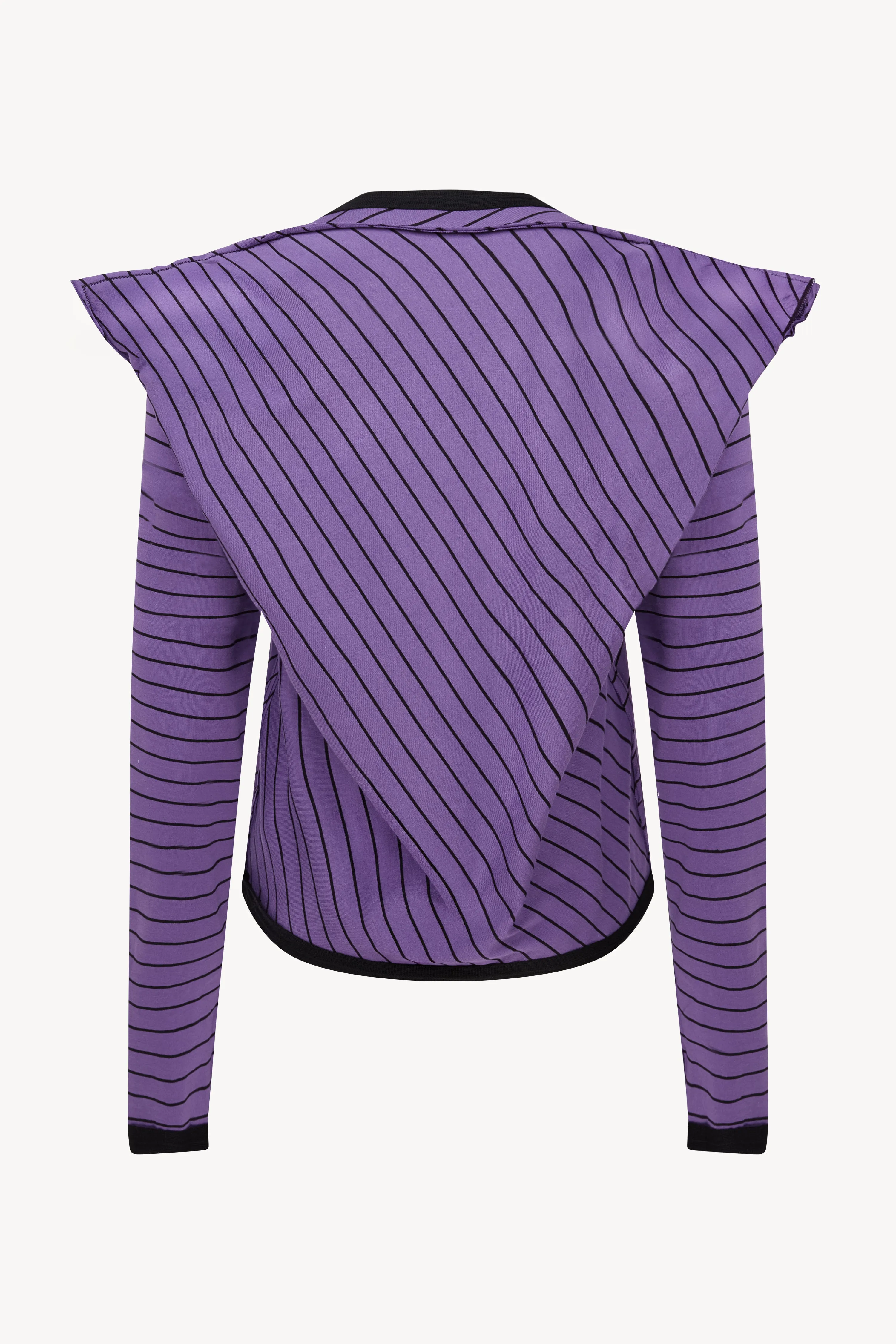 Purple Stripe Square Back Top sold by Talia Byre product image thumbnail 2