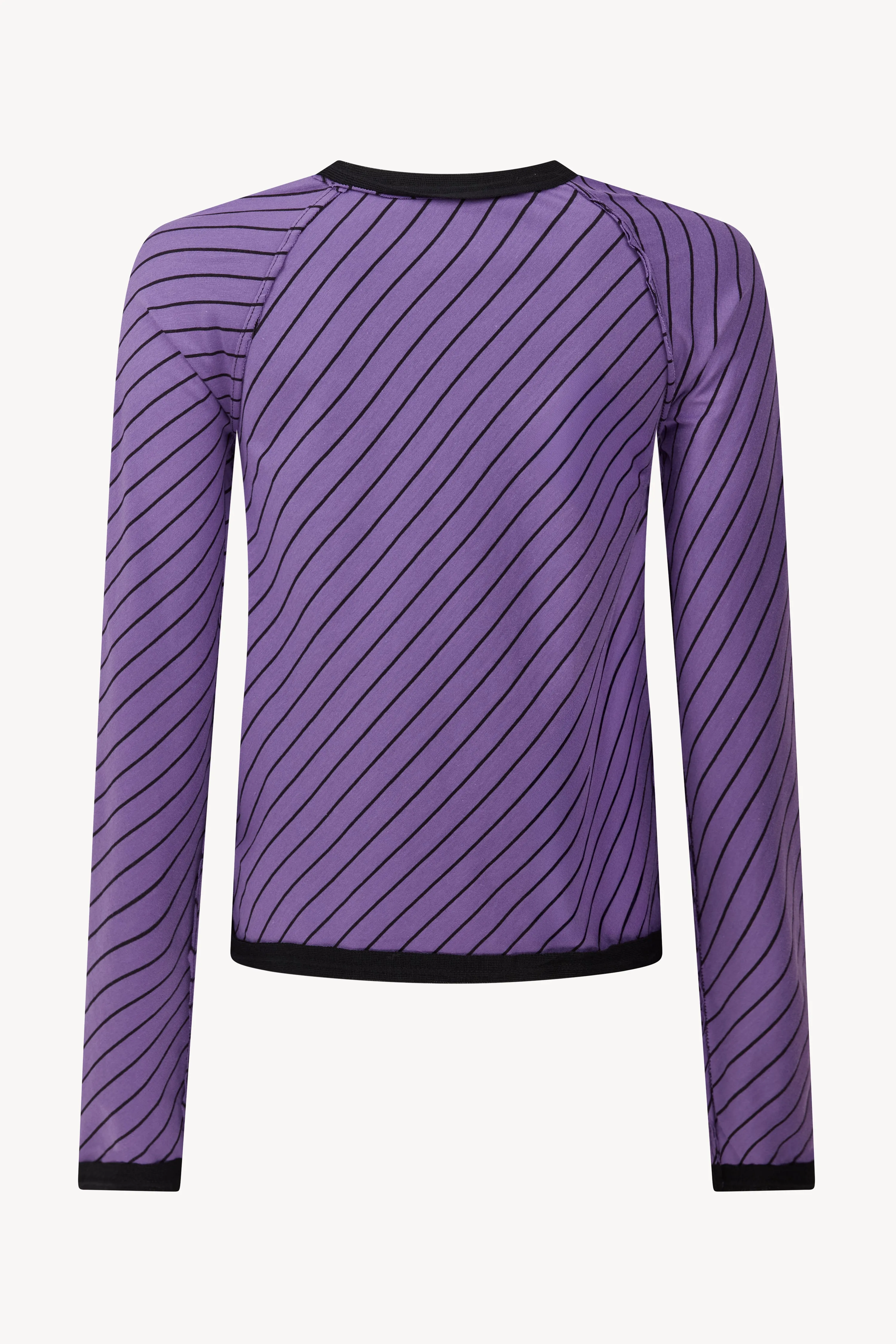 Purple Stripe Classic Cardigan sold by Talia Byre product image thumbnail 2