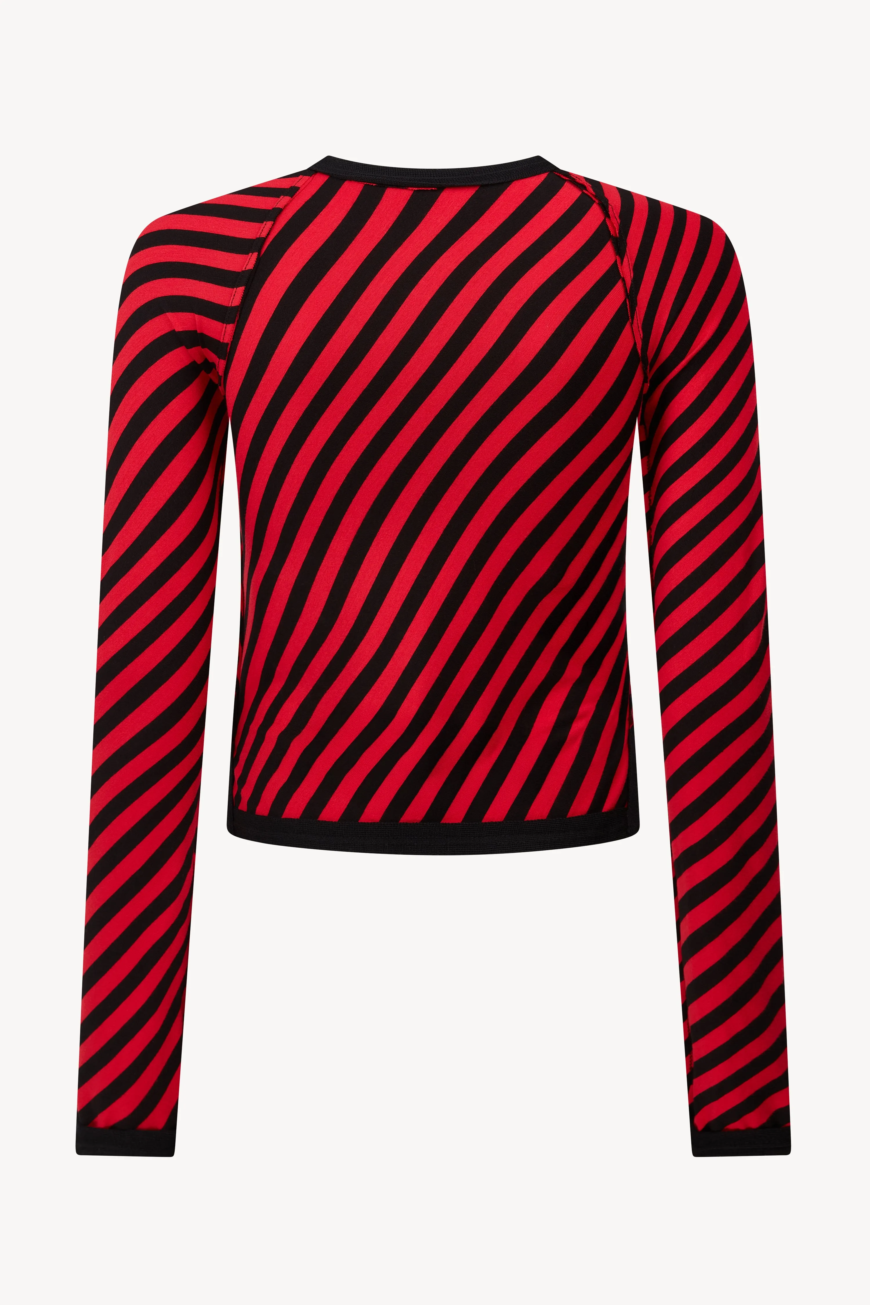 Red Stripe Classic Cardigan sold by Talia Byre product image thumbnail 2