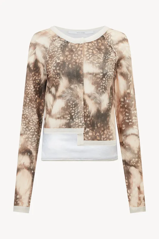 DEER PRINT CLASSIC CARDIGAN made by Talia Byre