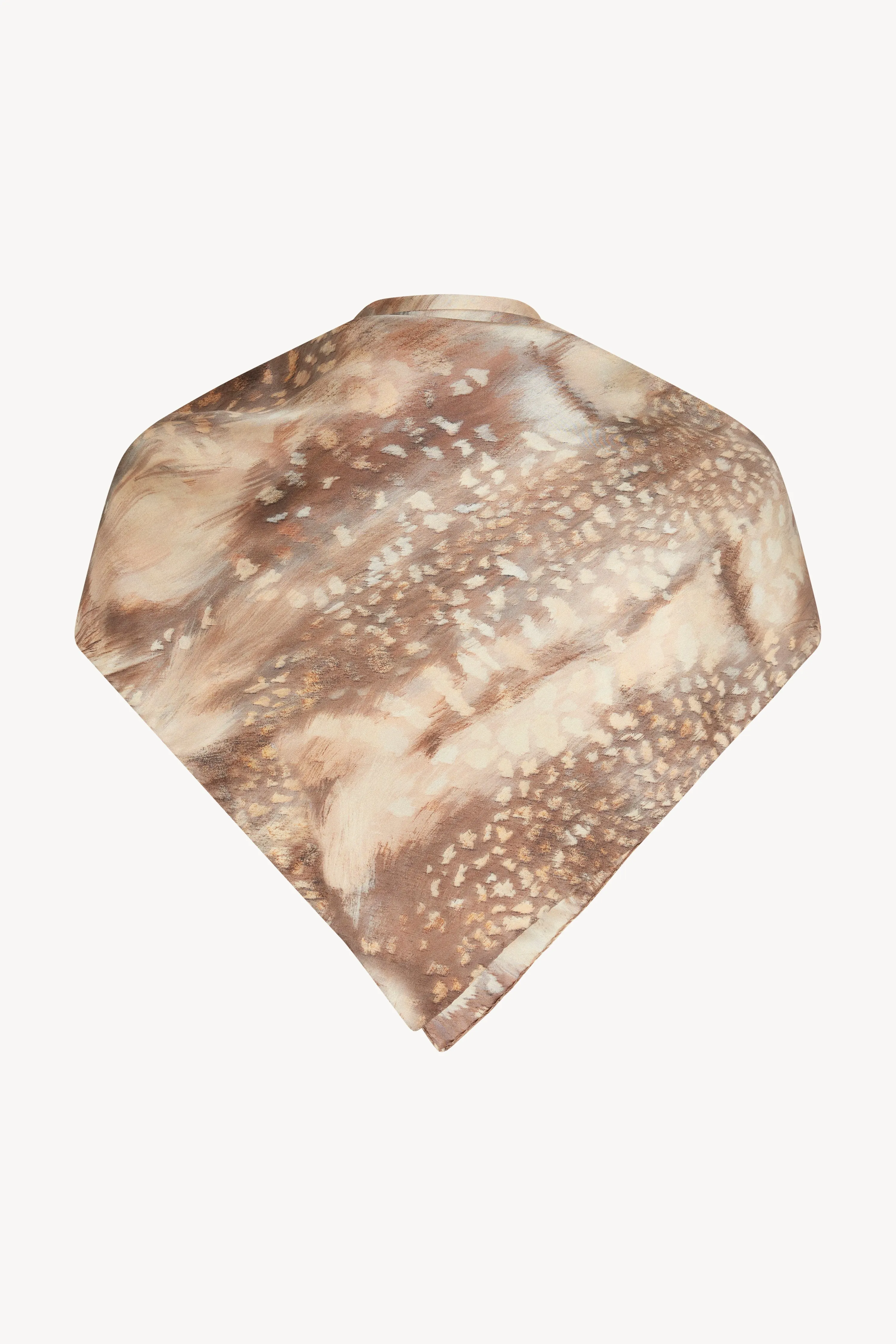 DEER PRINT SILK SCARF sold by Talia Byre product image thumbnail 2
