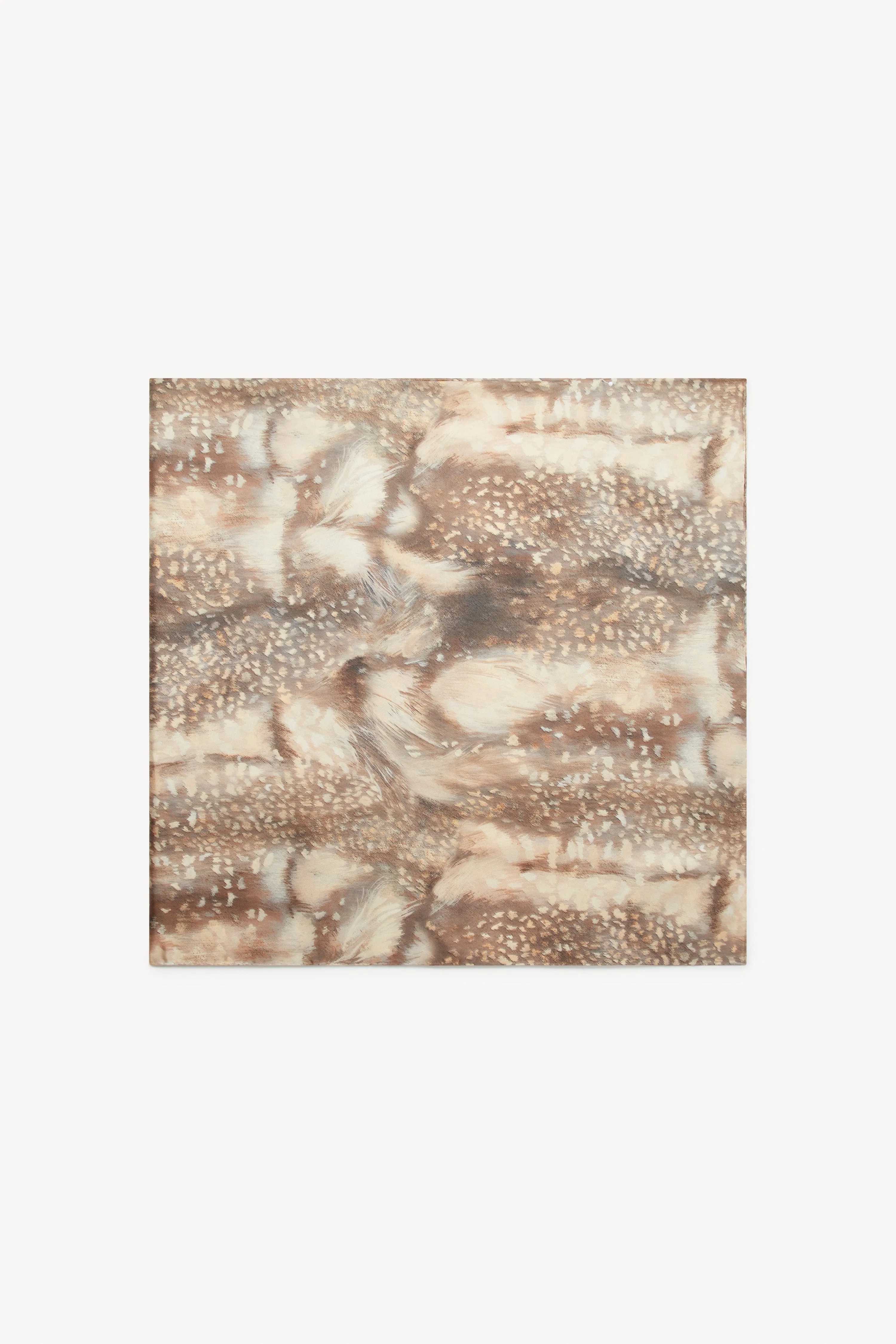 DEER PRINT SILK SCARF sold by Talia Byre product image thumbnail 3