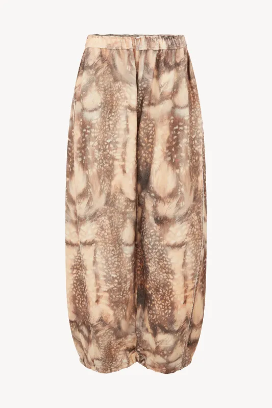Deer Print Warm Up Trousers made by Talia Byre