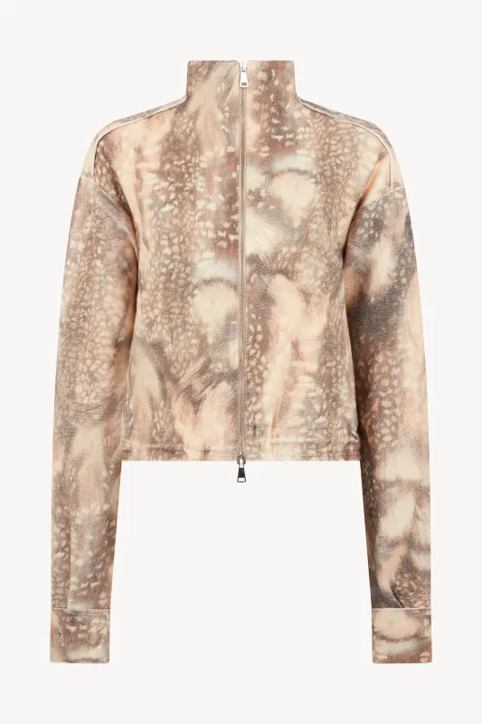 Deer Print Bomber Jacket sold by Talia Byre