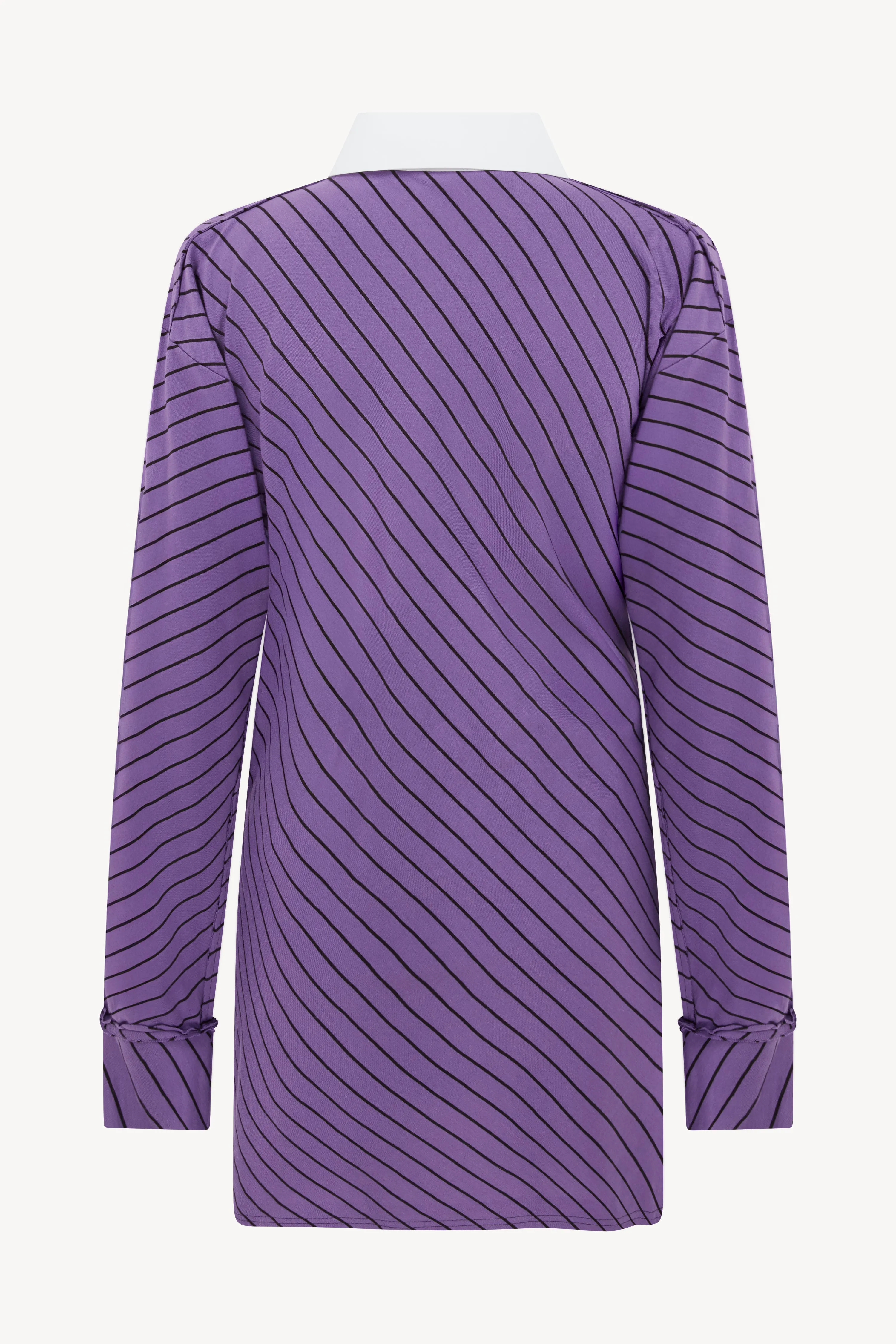 Purple and Black Stripe Rugby Shirt sold by Talia Byre product image thumbnail 2