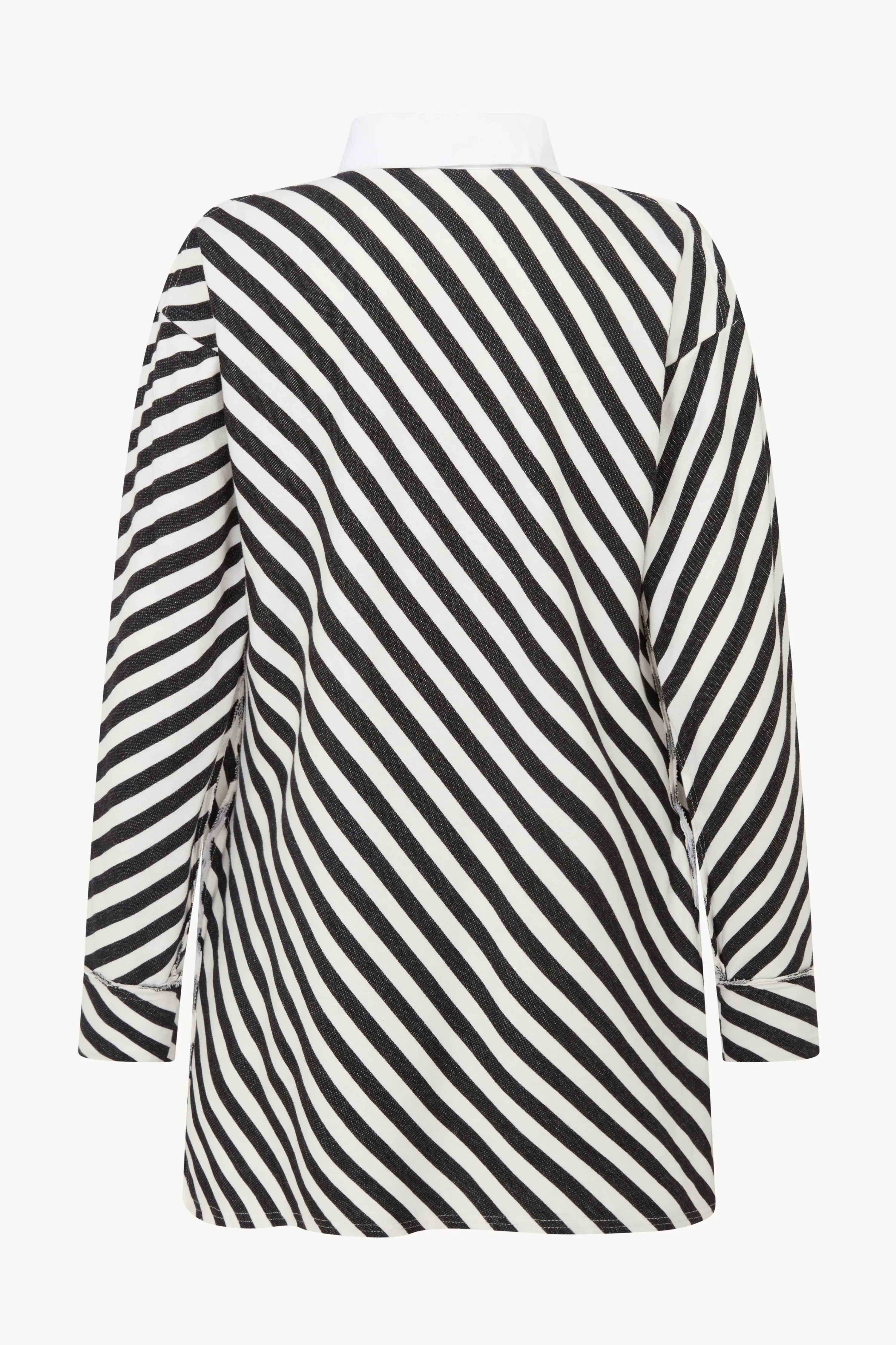 BLACK AND WHITE STRIPED RUGBY SHIRT sold by Talia Byre product image thumbnail 2
