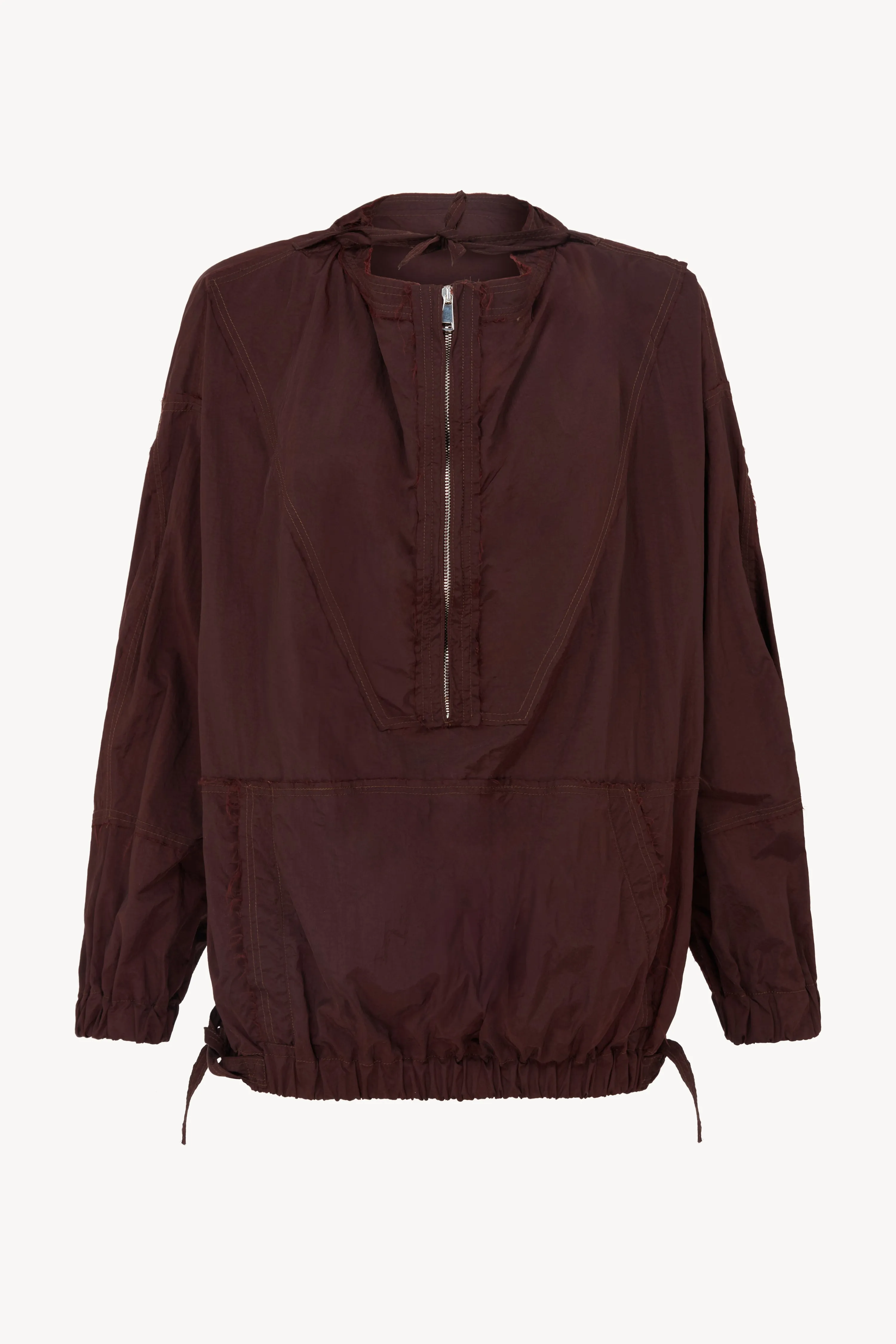 BURGUNDY WINDBREAKER JACKET sold by Talia Byre