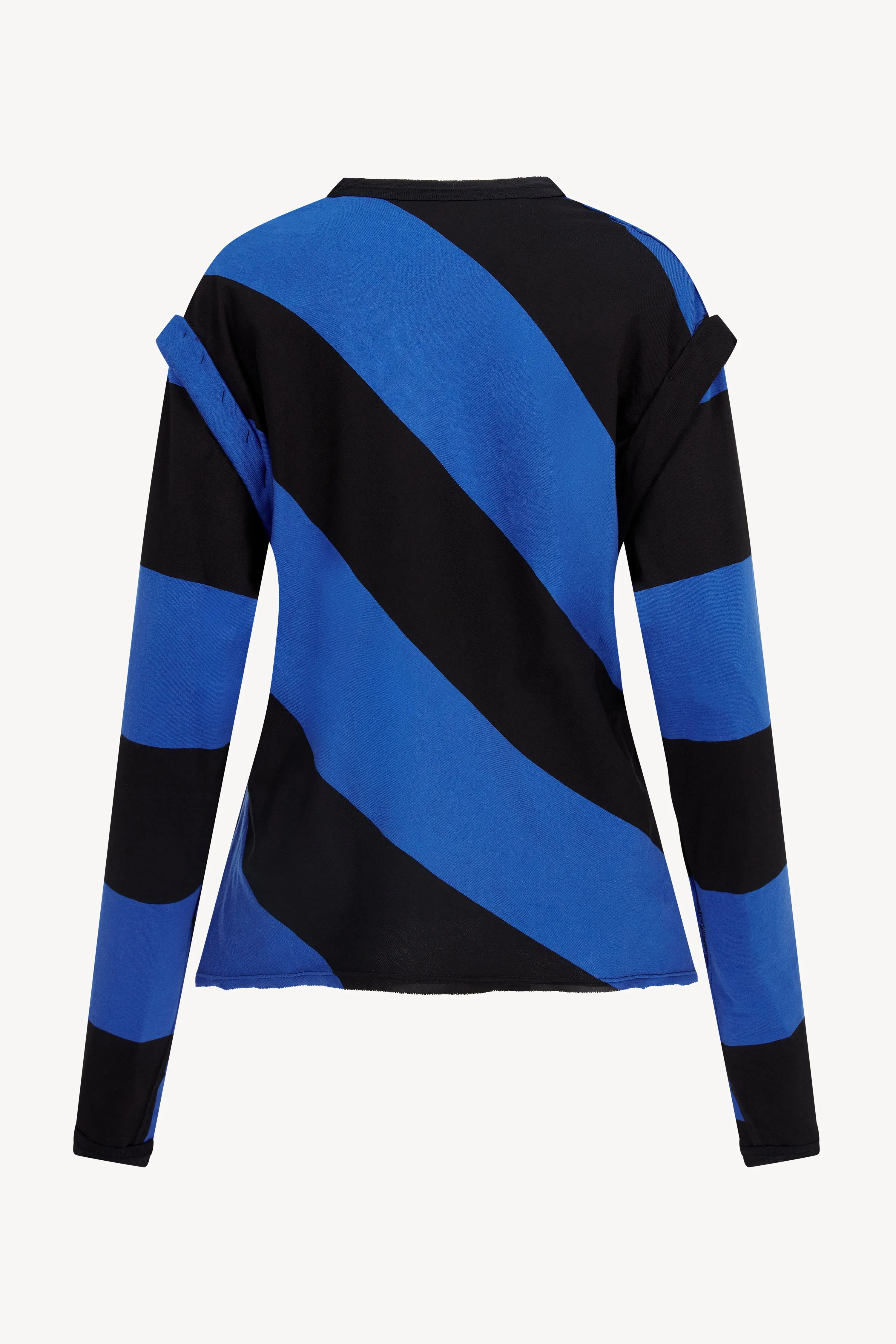 BLACK AND BLUE CREW NECK TOP sold by Talia Byre product image thumbnail 3