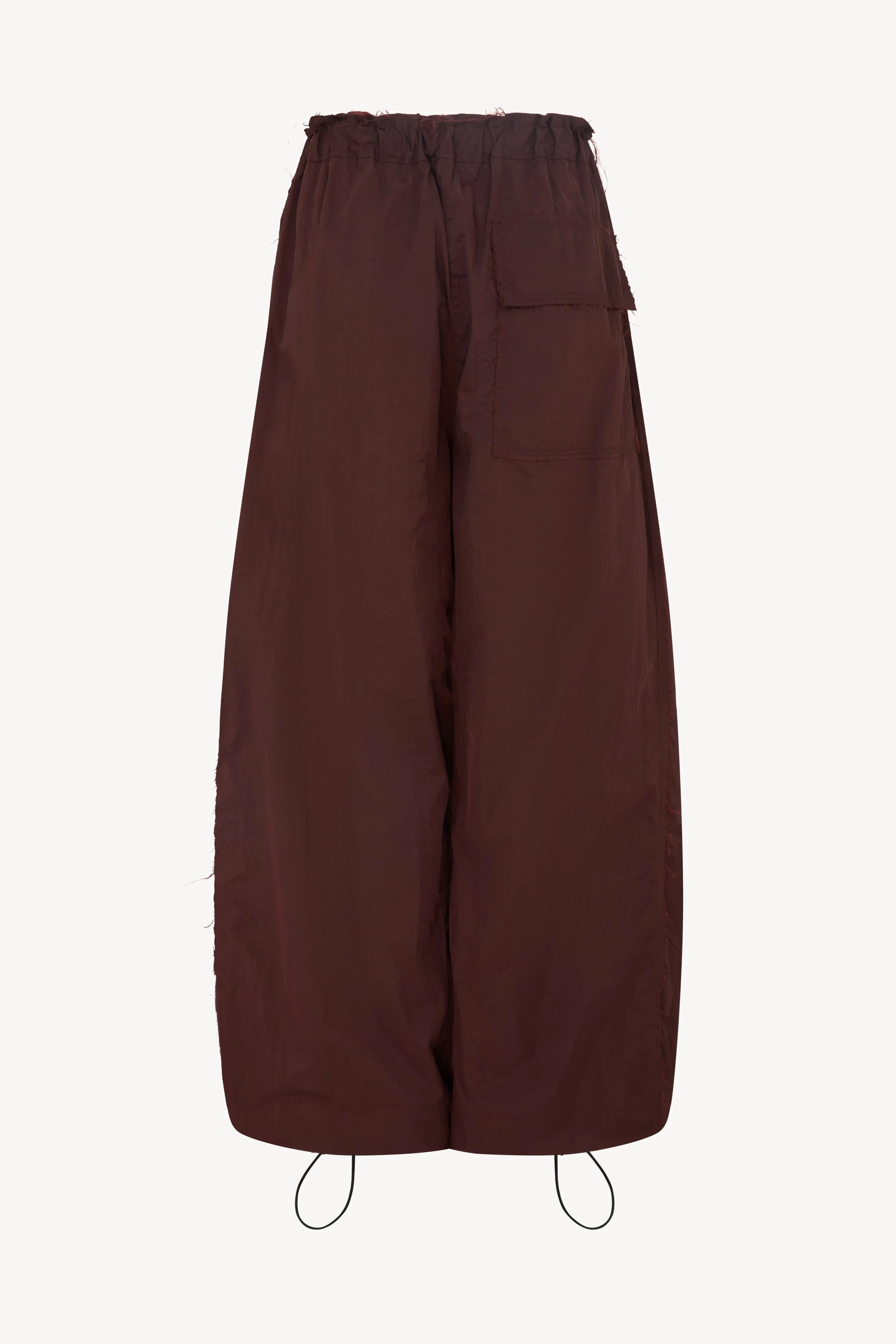BURGUNDY WARM-UP TROUSERS sold by Talia Byre product image thumbnail 3