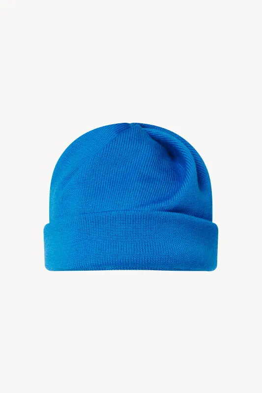 BLUE TWISTED BEANIE sold by Talia Byre