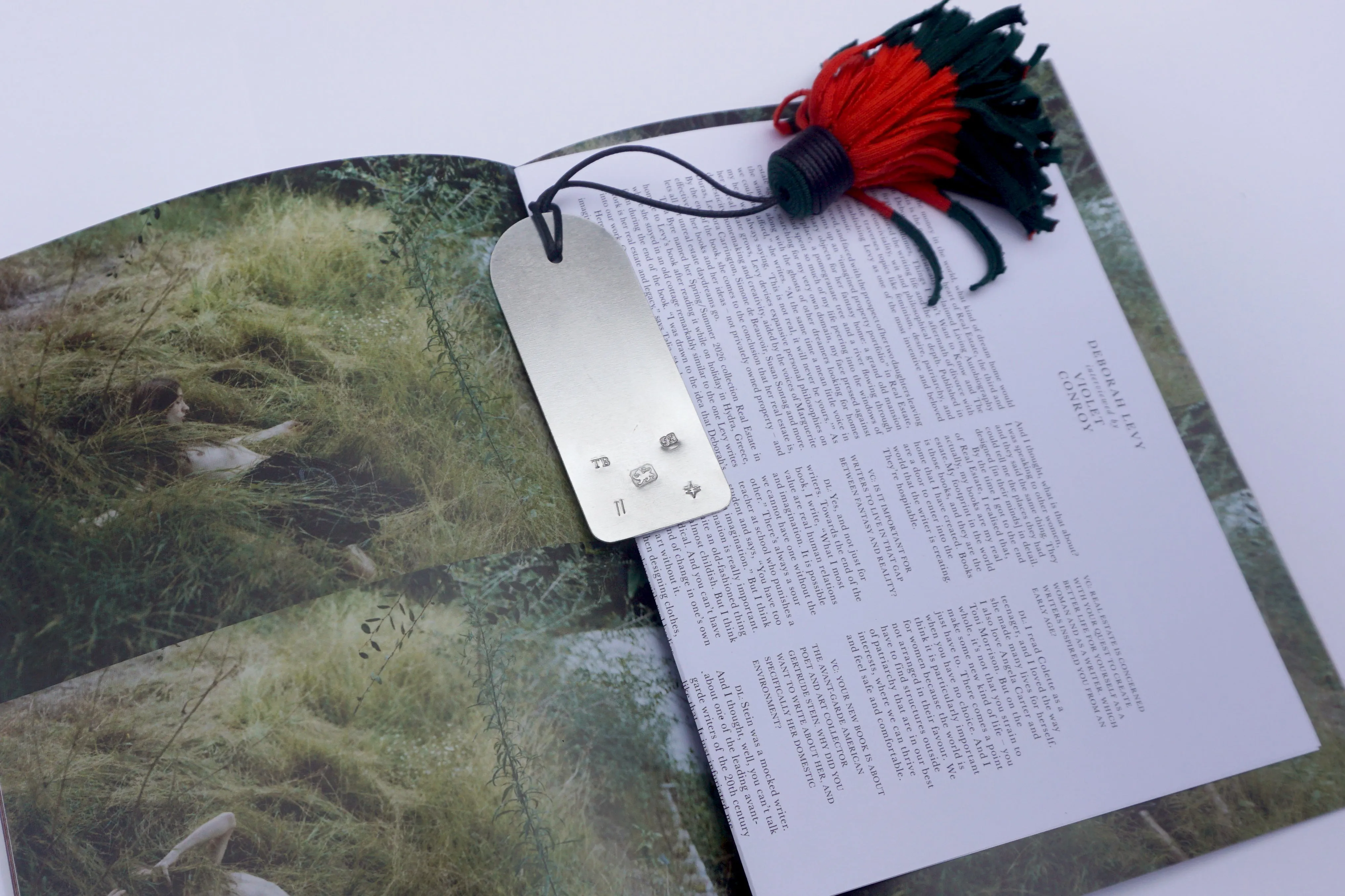 Spring Summer 26 Zine Bookmark sold by Talia Byre