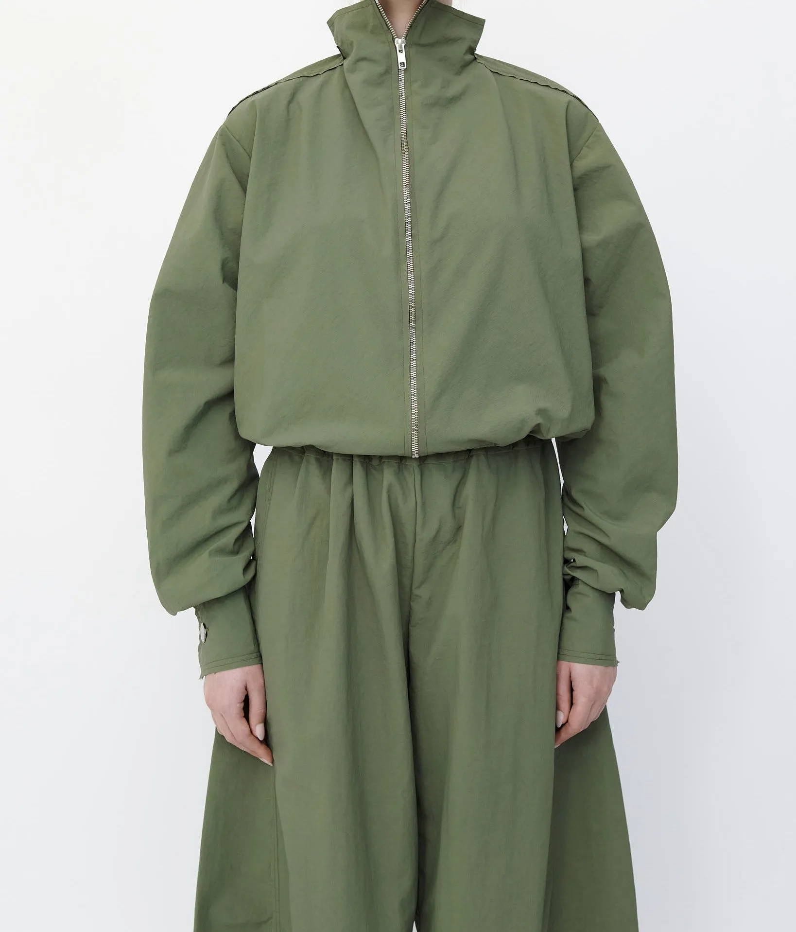 Khaki Bomber Jacket sold by Talia Byre