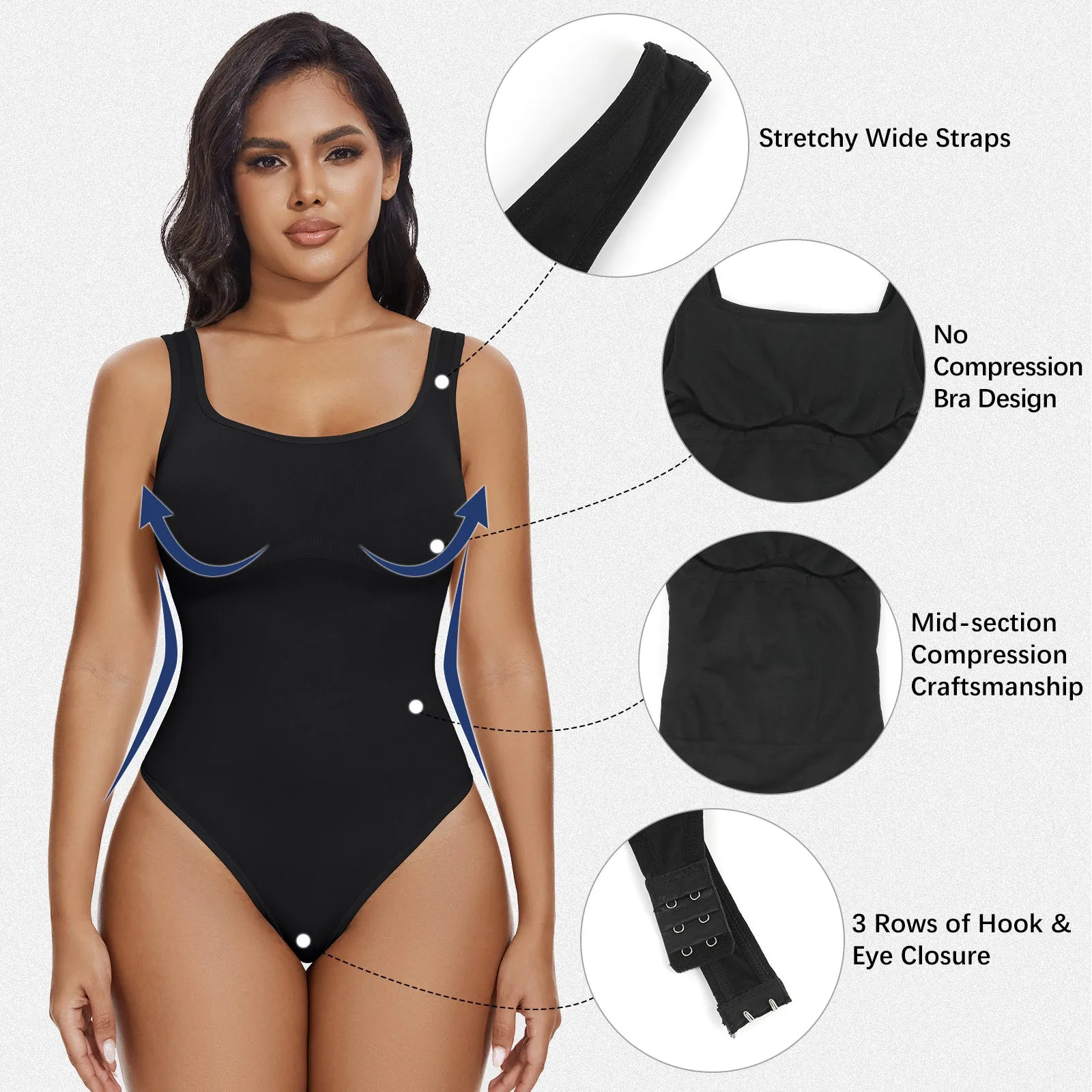 Shaperin Women’s Body-Contouring Tummy Control Bodysuit sold by Shaperin product image thumbnail 2