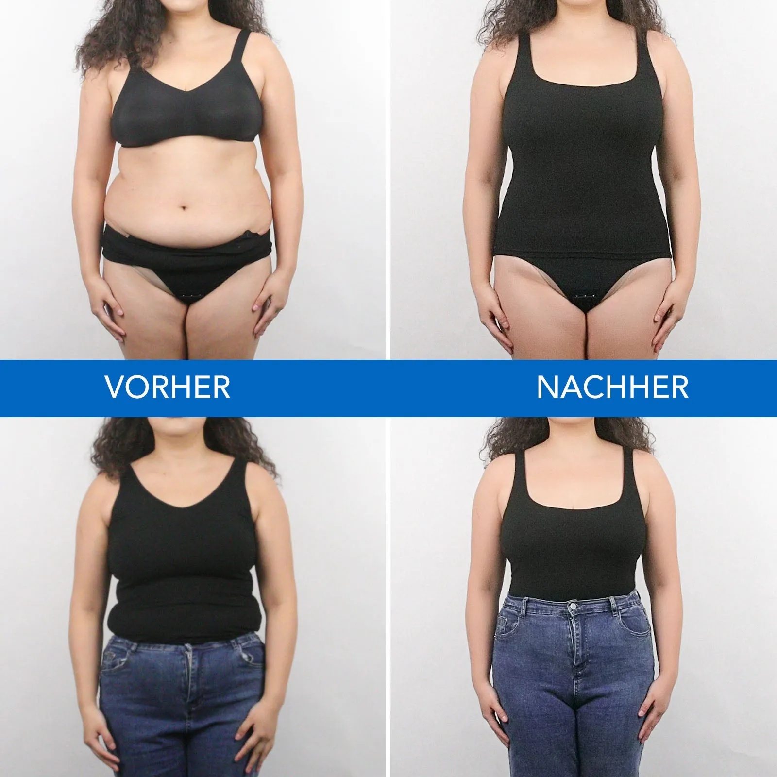 SHAPERIN Damen Figurformend BH-Hemd Eckiger Ausschnitt Ärmellos Shapewear Bauchweg Bodysuit Oberteile Sommer Built-in Bra Tank Top sold by Shaperin product image thumbnail 3