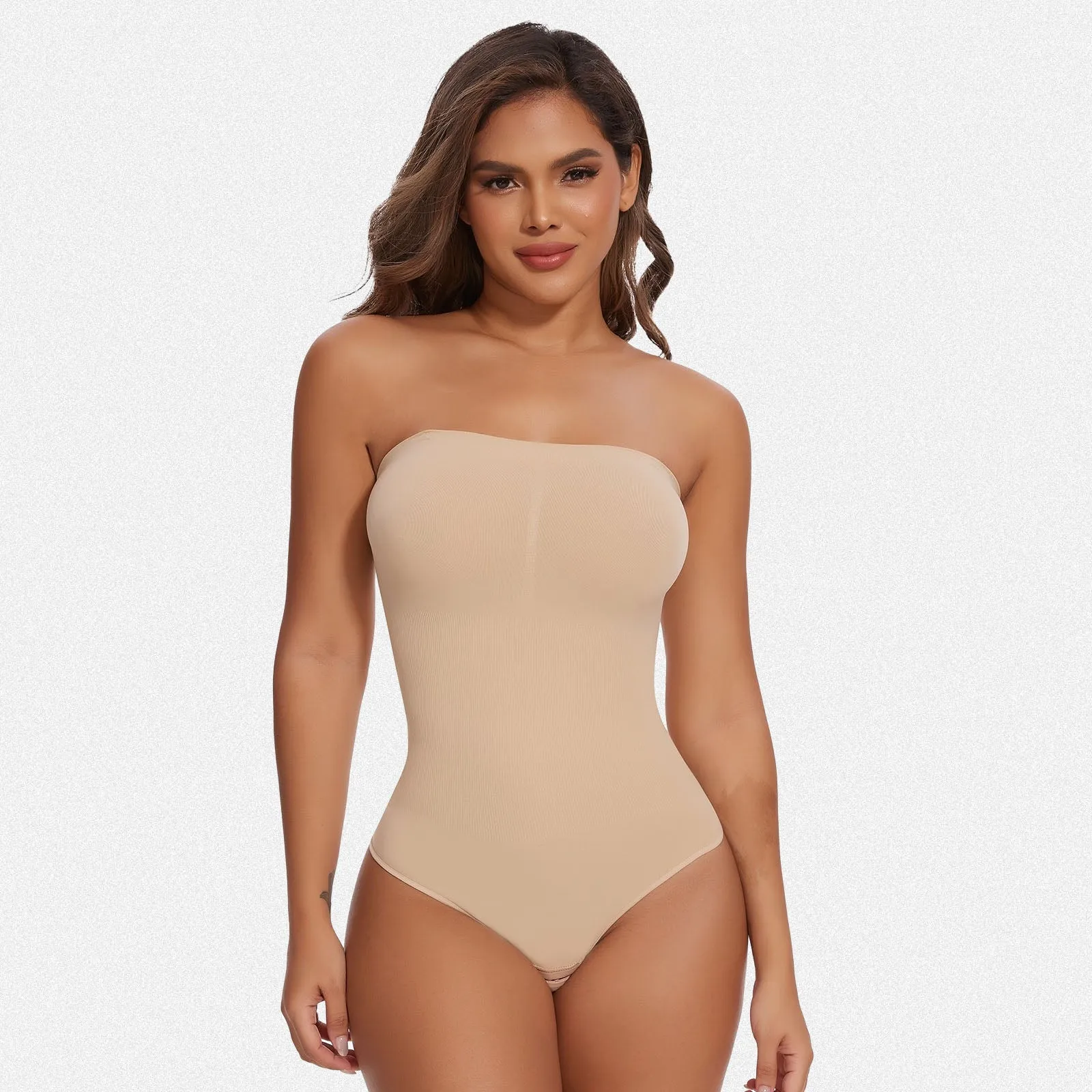 Shaperin Strapless Shapewear Bodysuit Thong sold by Shaperin