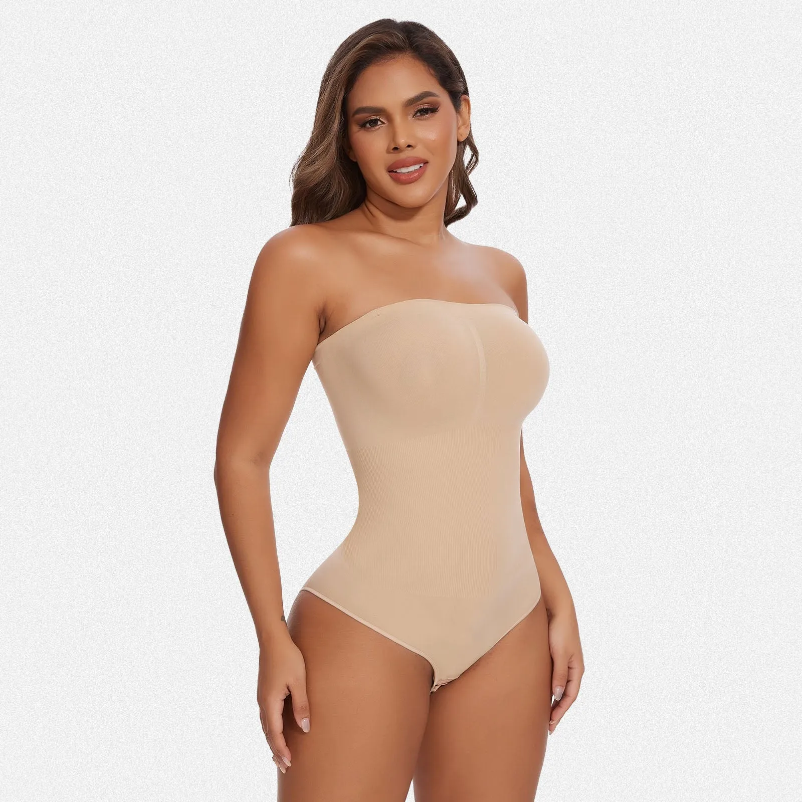 Shaperin Strapless Shapewear Bodysuit sold by Shaperin product image thumbnail 4